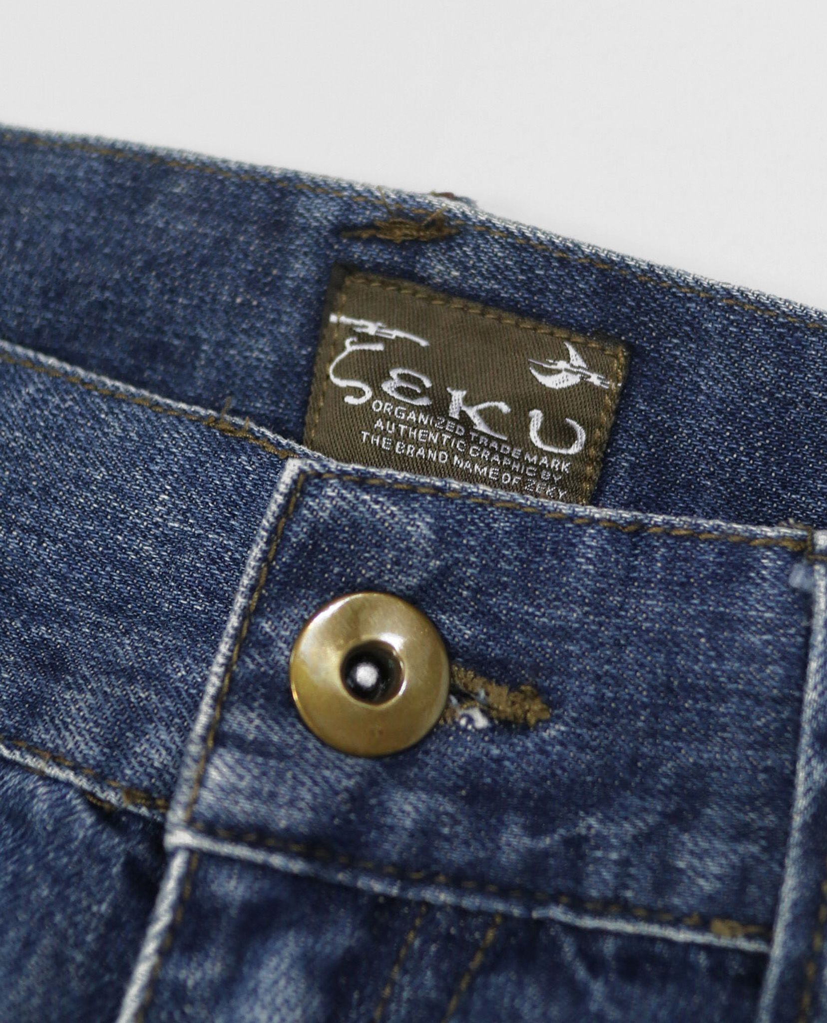 02.21.23 - VTG EMBROIDERED DENIM PANTS - ZEKY