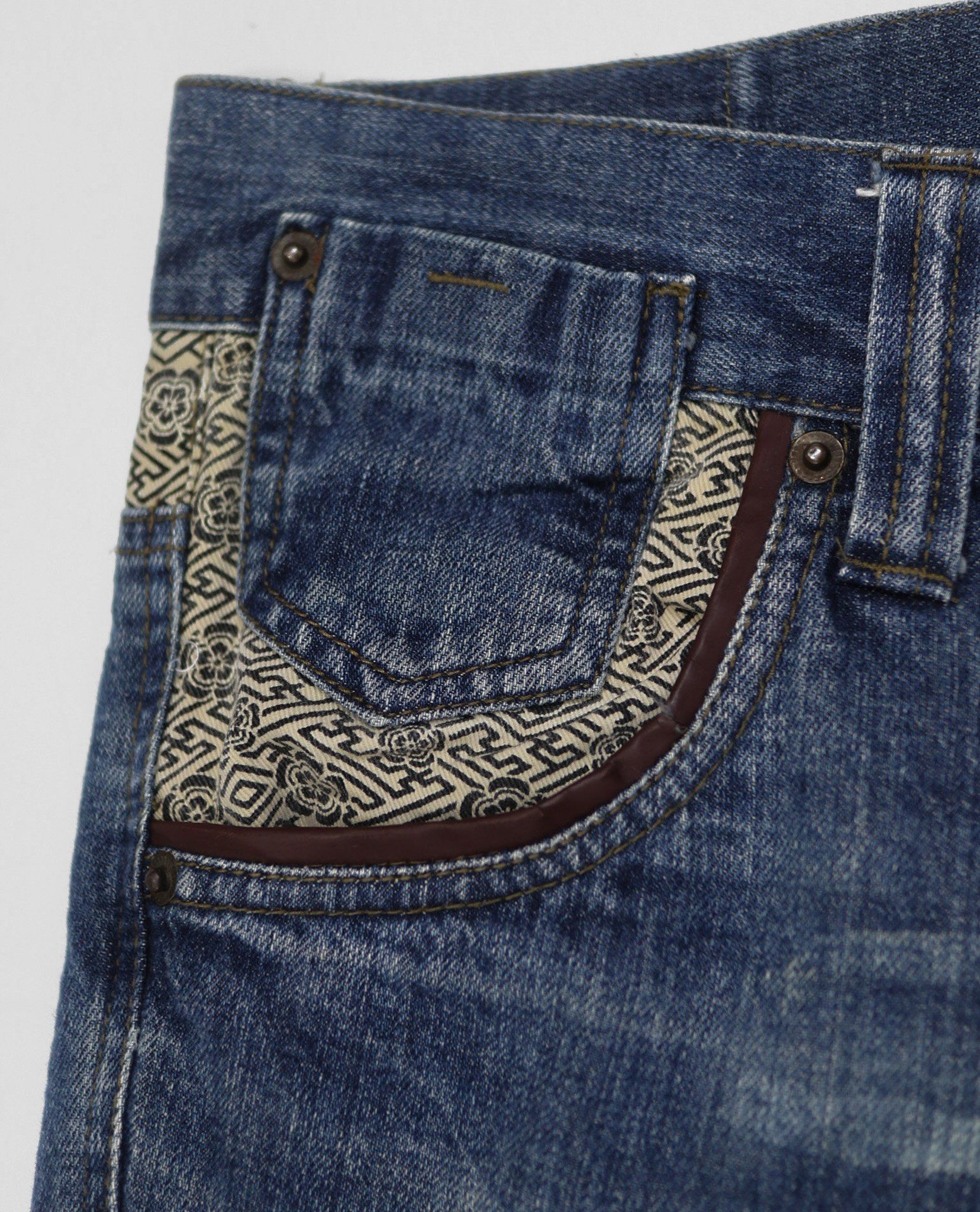 02.21.23 - VTG EMBROIDERED DENIM PANTS - ZEKY