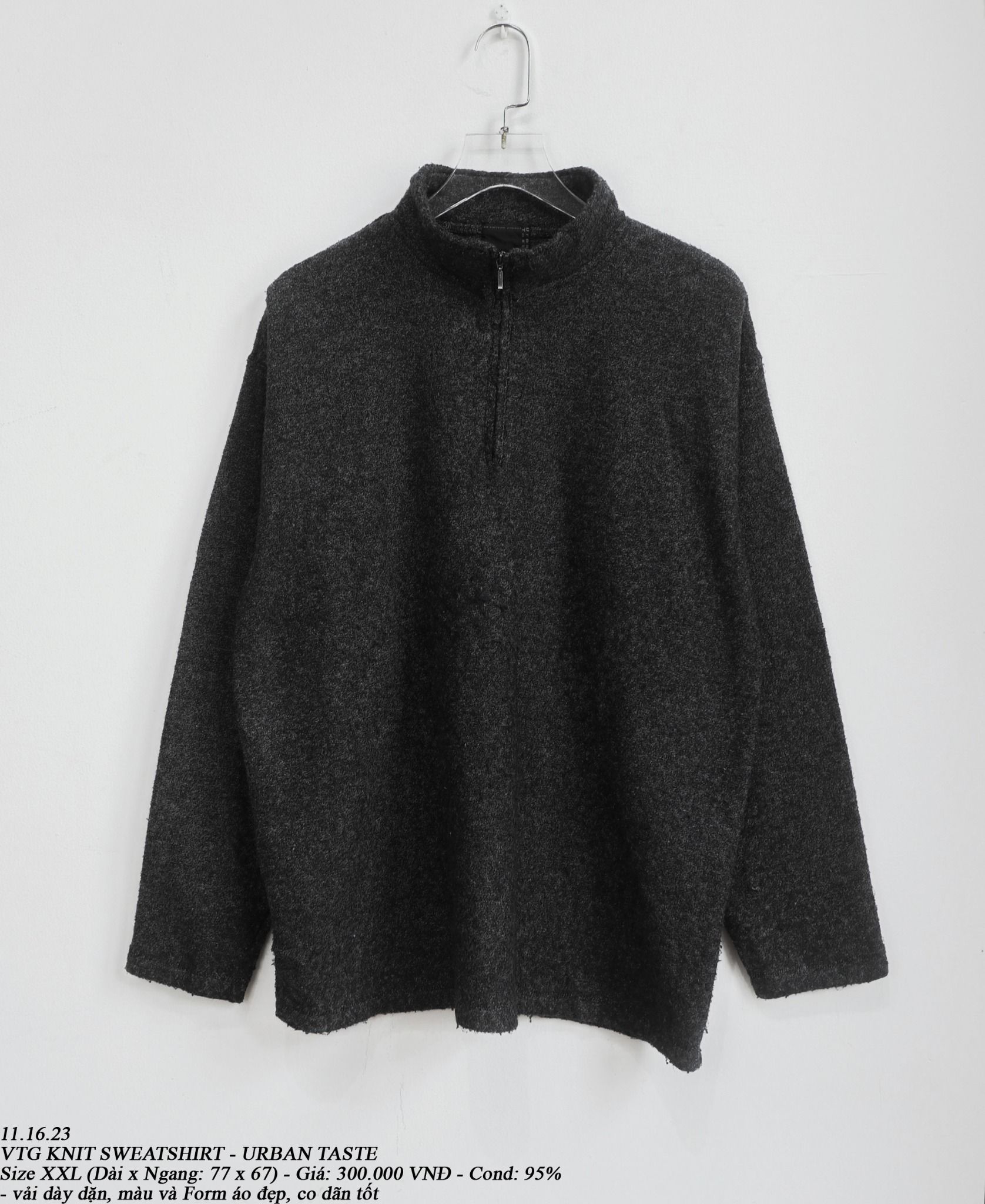 11.16.23 - VTG KNIT SWEATSHIRT - URBAN TASTE