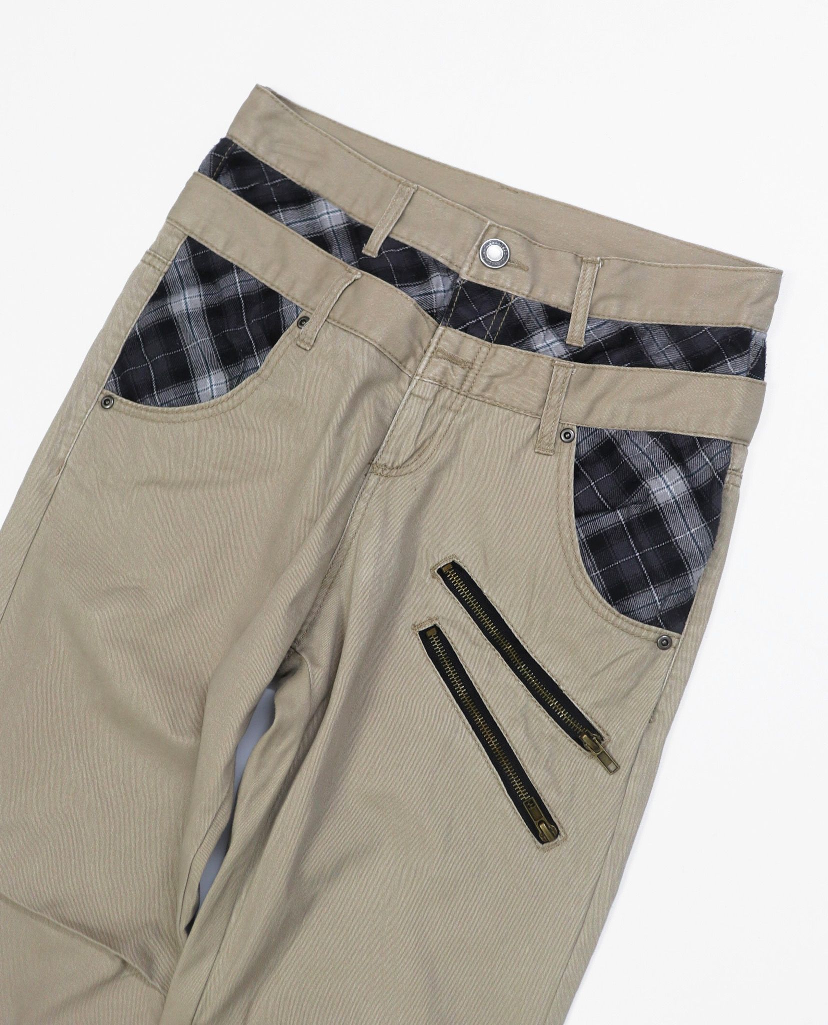 02.22.23 - VTG DOUBLE WAISTED TWILL PANTS