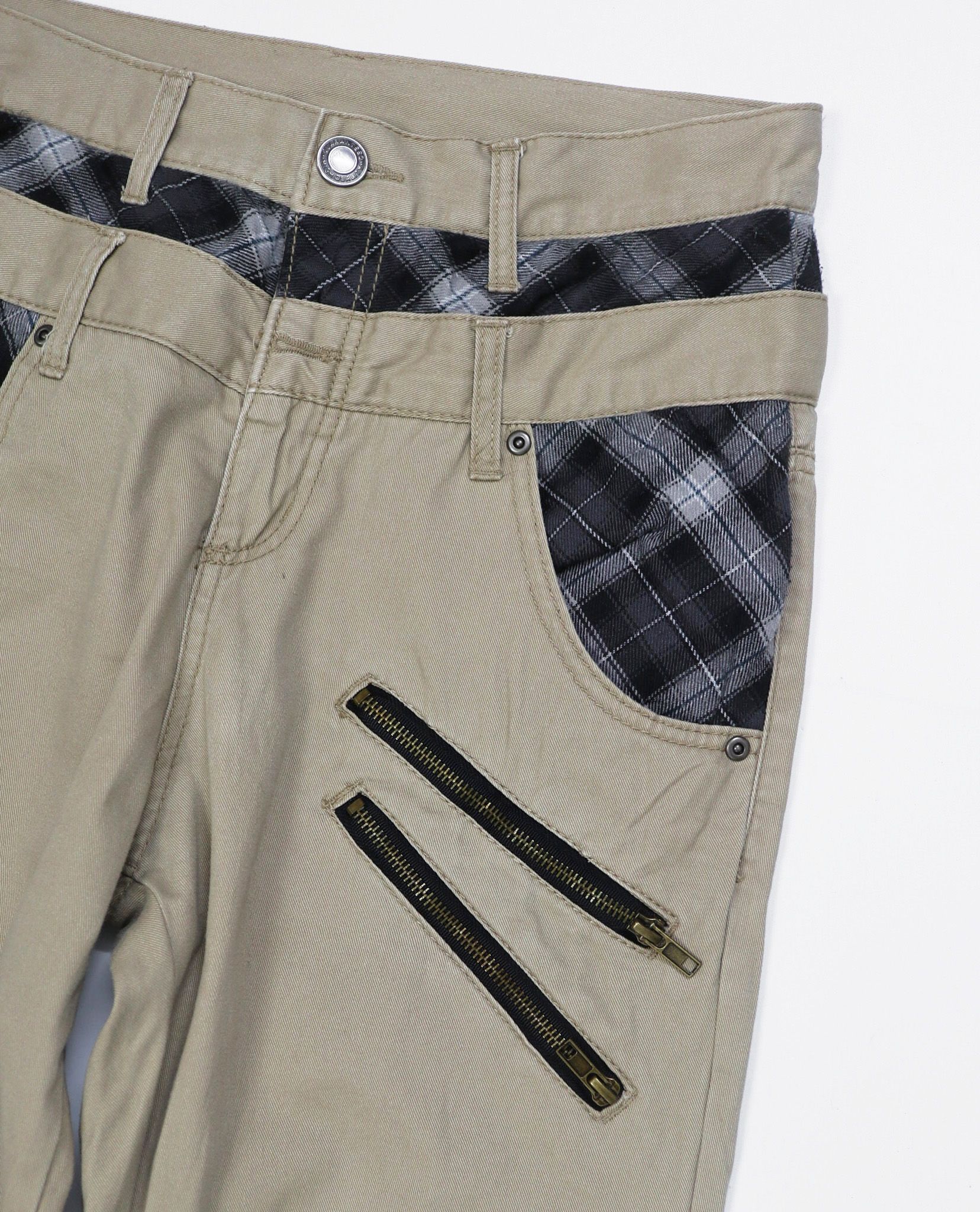 02.22.23 - VTG DOUBLE WAISTED TWILL PANTS