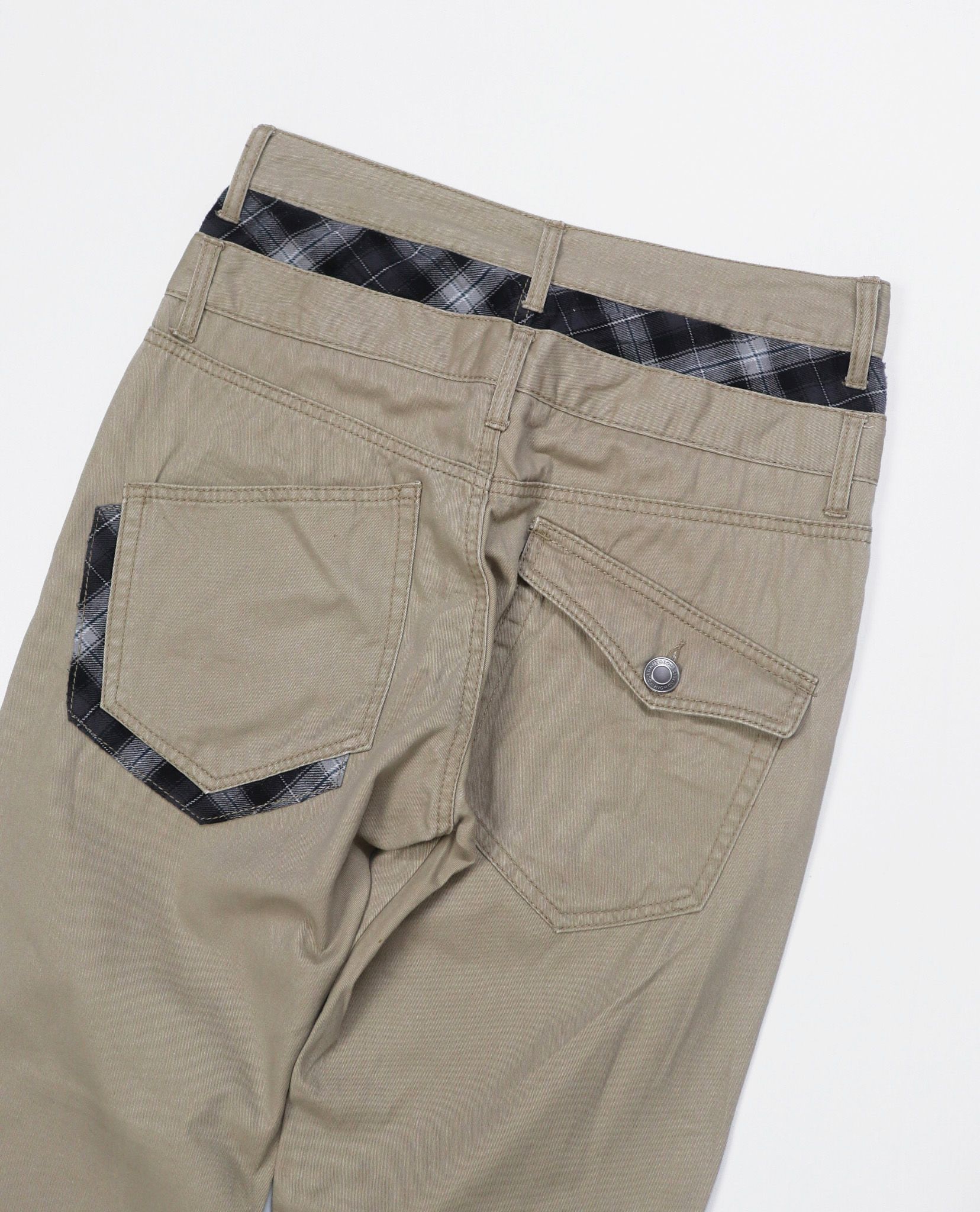 02.22.23 - VTG DOUBLE WAISTED TWILL PANTS