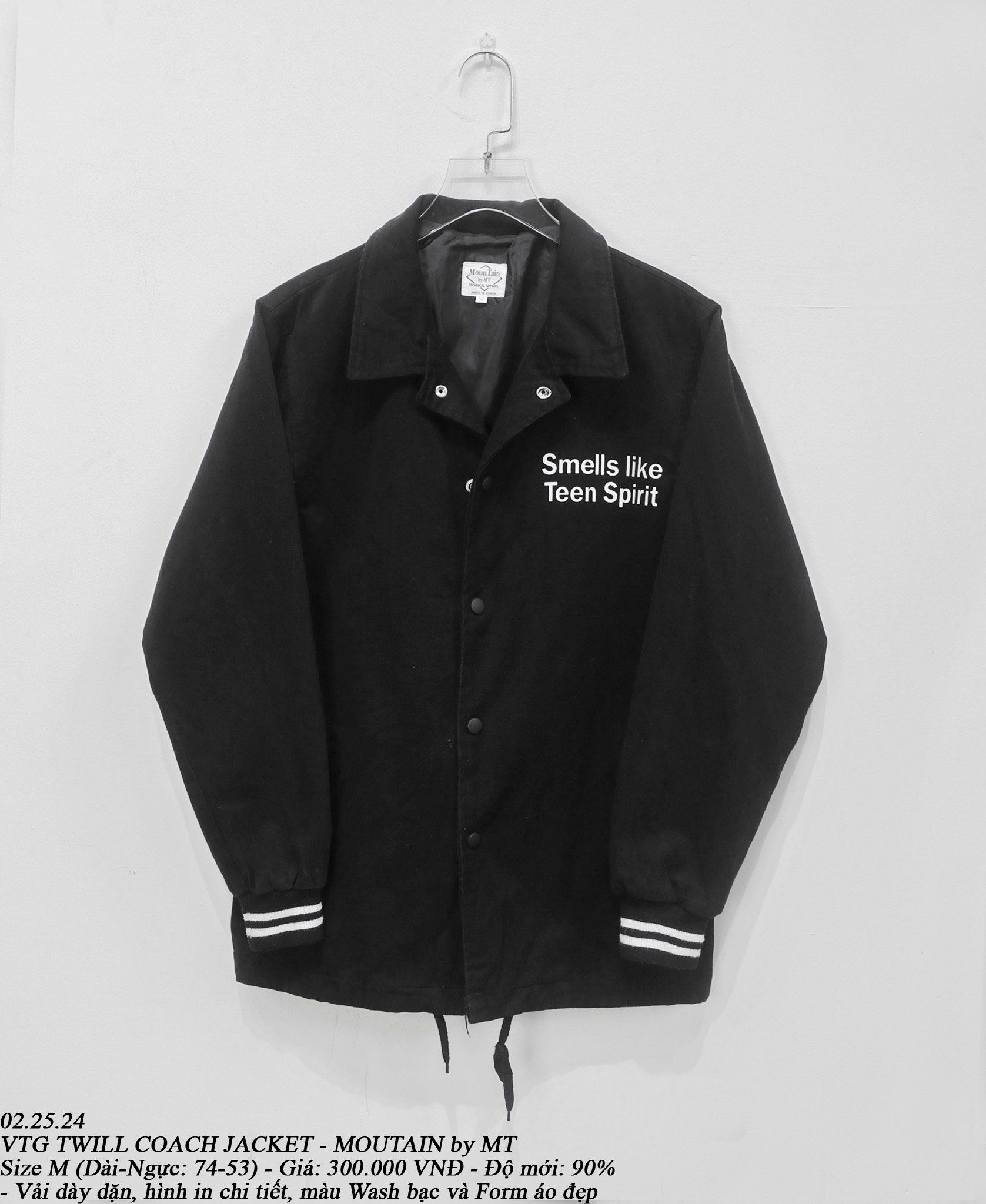 02.25.24 - VTG TWILL COACH JACKET - MOUNTAIN by MT