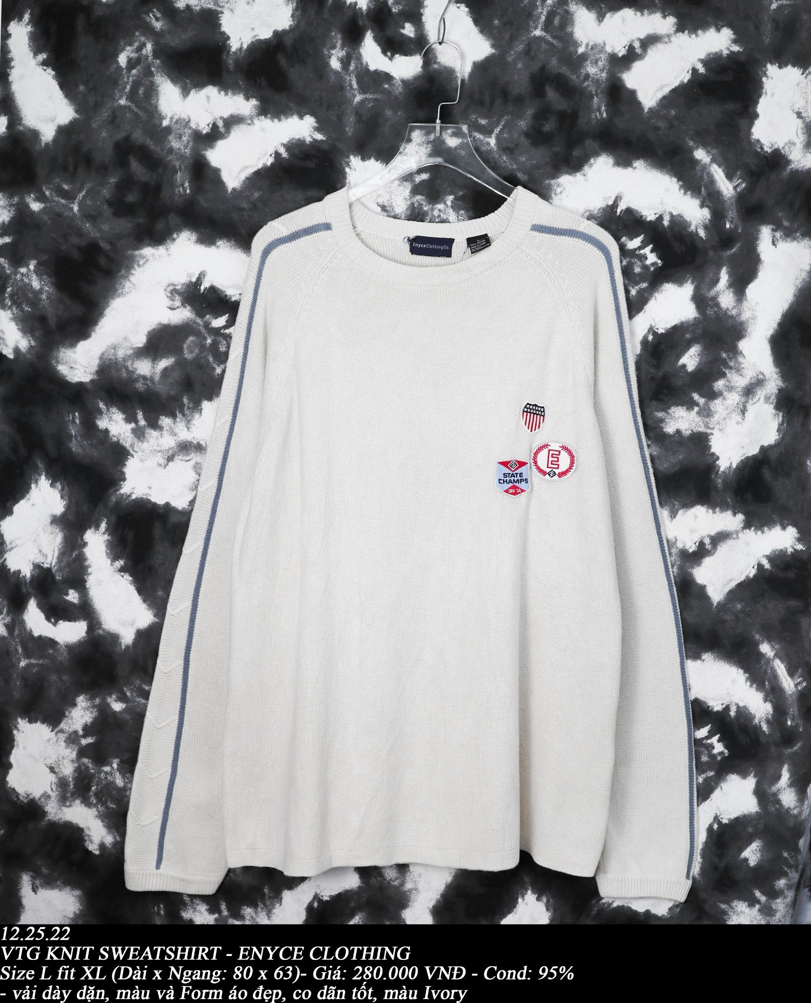 12.25.22 - VTG KNIT SWEATSHIRT - ENYCE CLOTHING