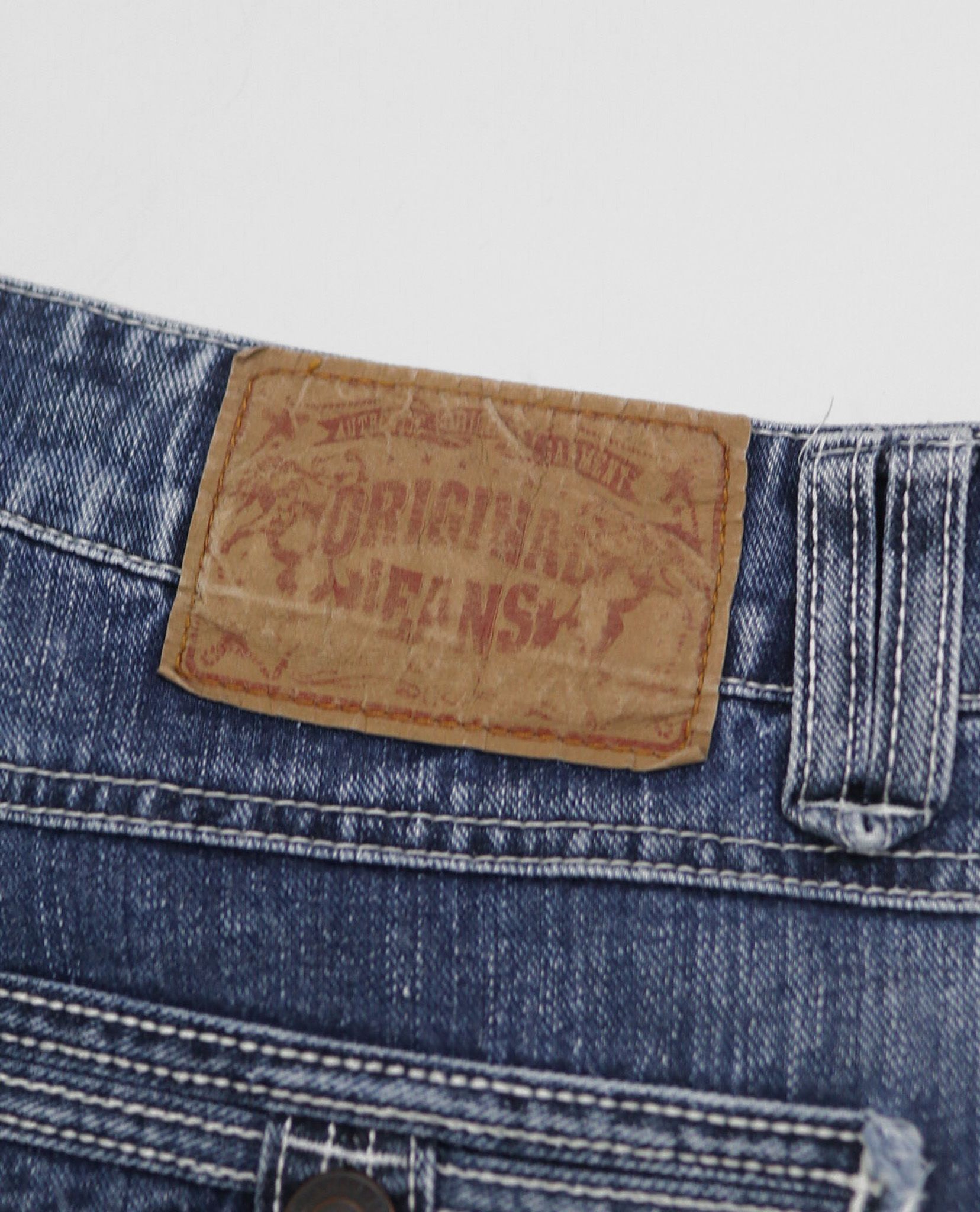 02.22.23 - VTG PRINTED DENIM PANTS - ORIGINAL JEANS