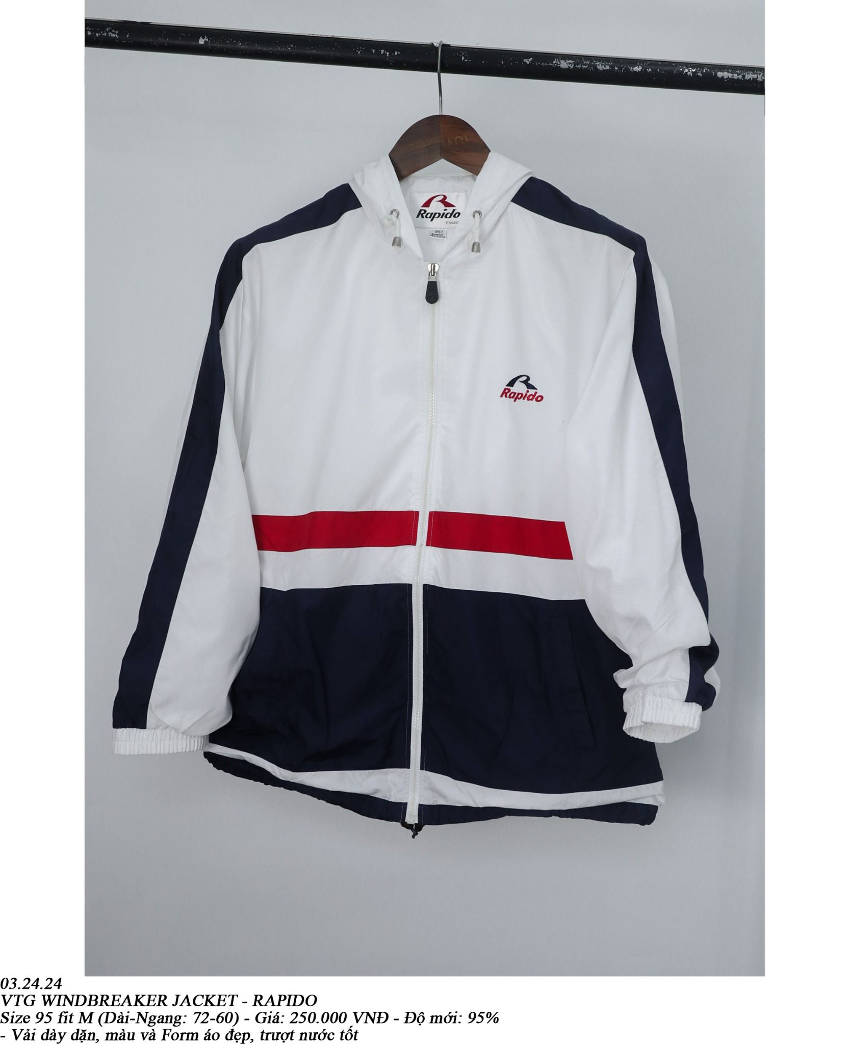 03.24.24 - VTG WINDBREAKER JACKET - RAPIDO