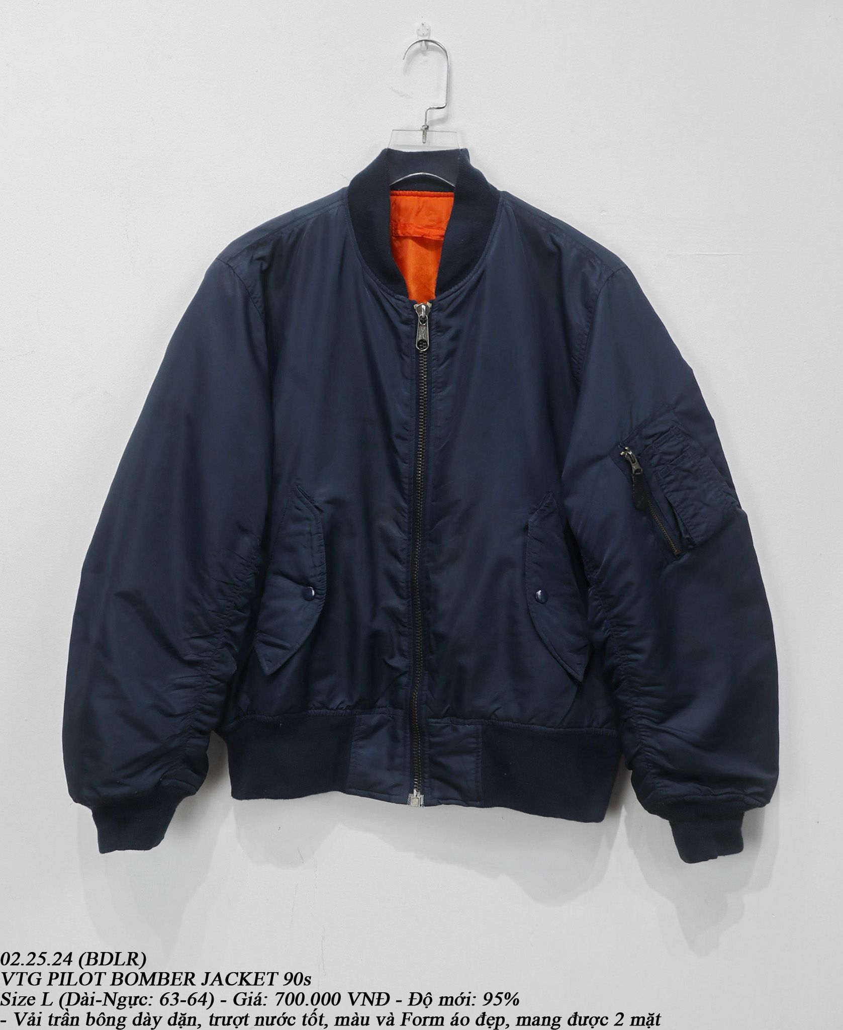 02.25.24 - VTG PILOT BOMBER JACKET 90s