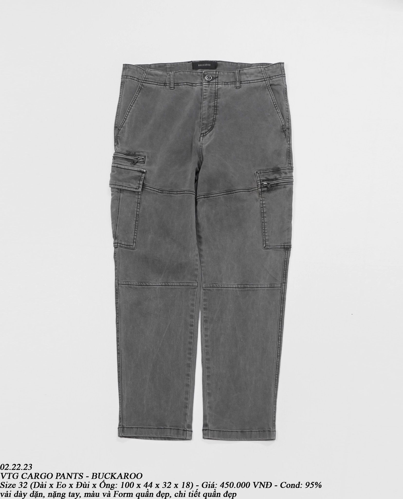 02.22.23 - VTG CARGO PANTS - BUCKAROO