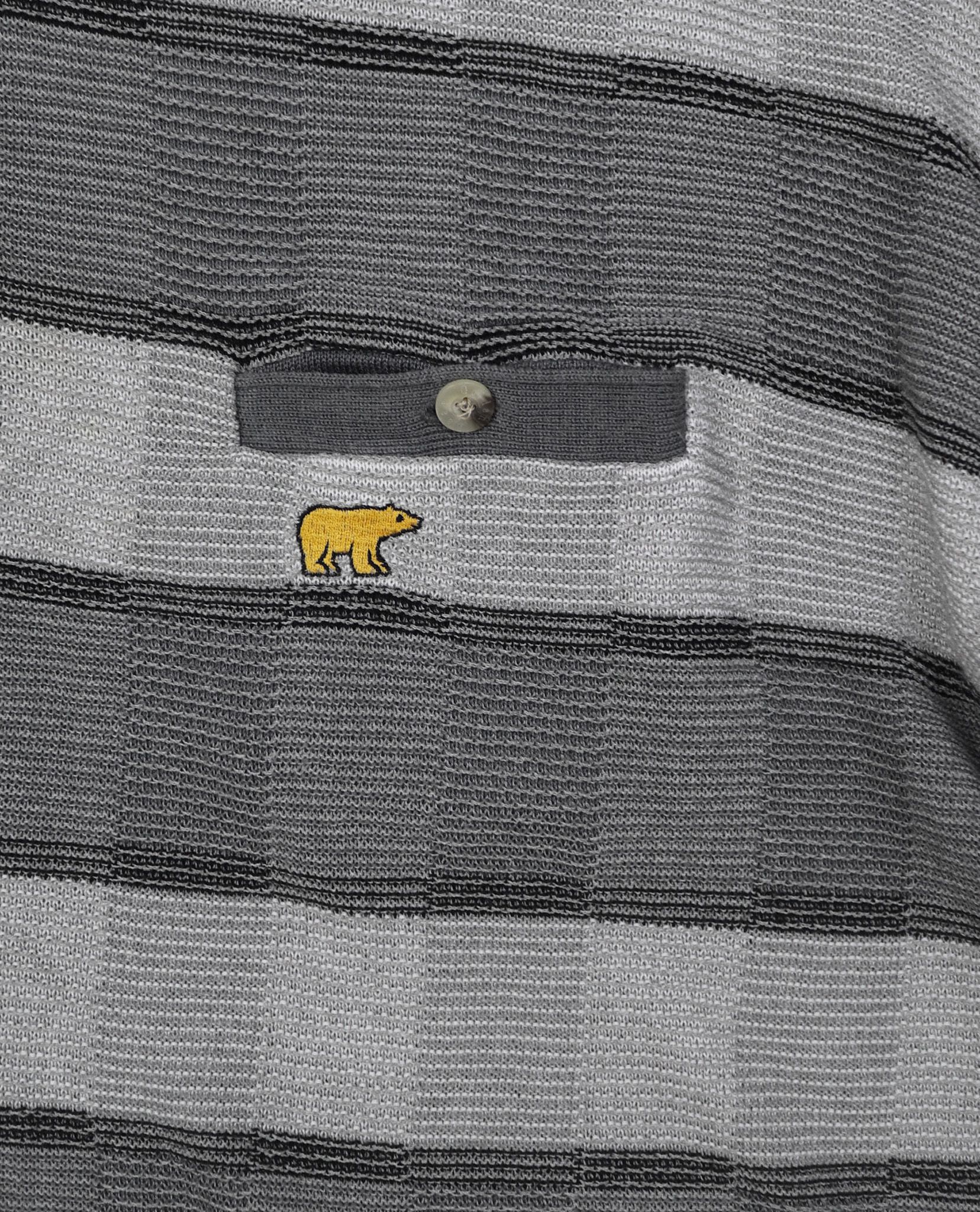 02.23.23 - VTG KNIT BUTTON UP SHIRT - GOLDEN BEAR BY JACK NICKLAUS