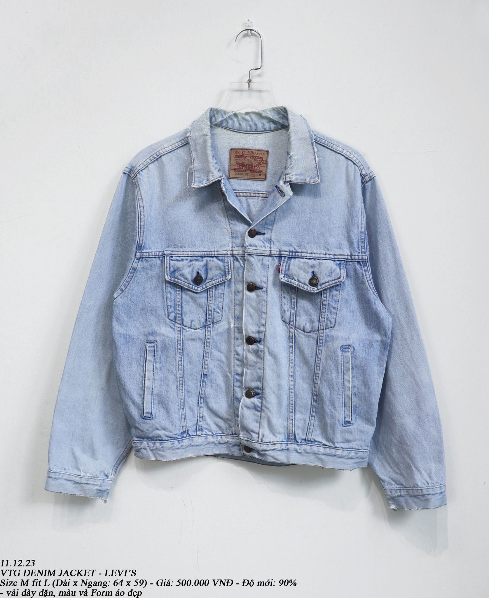 11.12.23 - VTG DENIM JACKET - LEVI'S