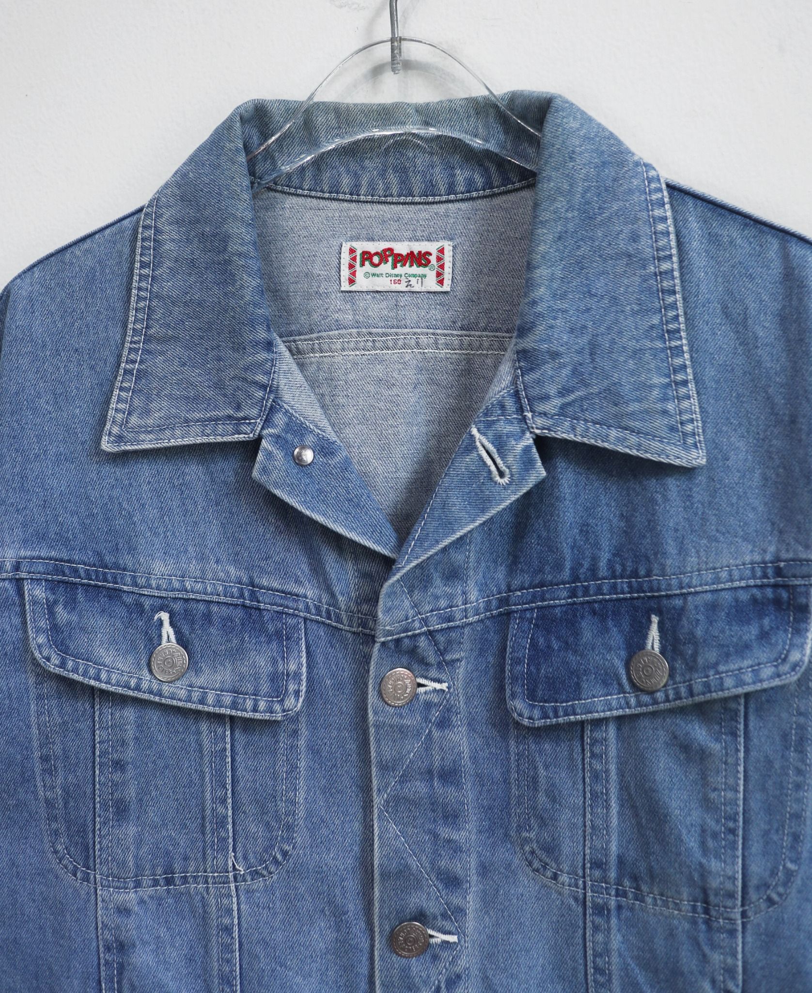 11.12.23 - VTG CROPPED DENIM JACKET - POPPINS BY DISNEY