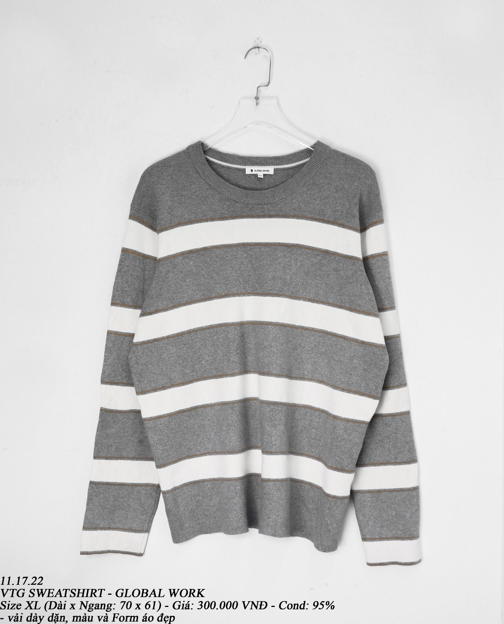11.17.22 - VTG SWEATSHIRT - GLOBAL WORK