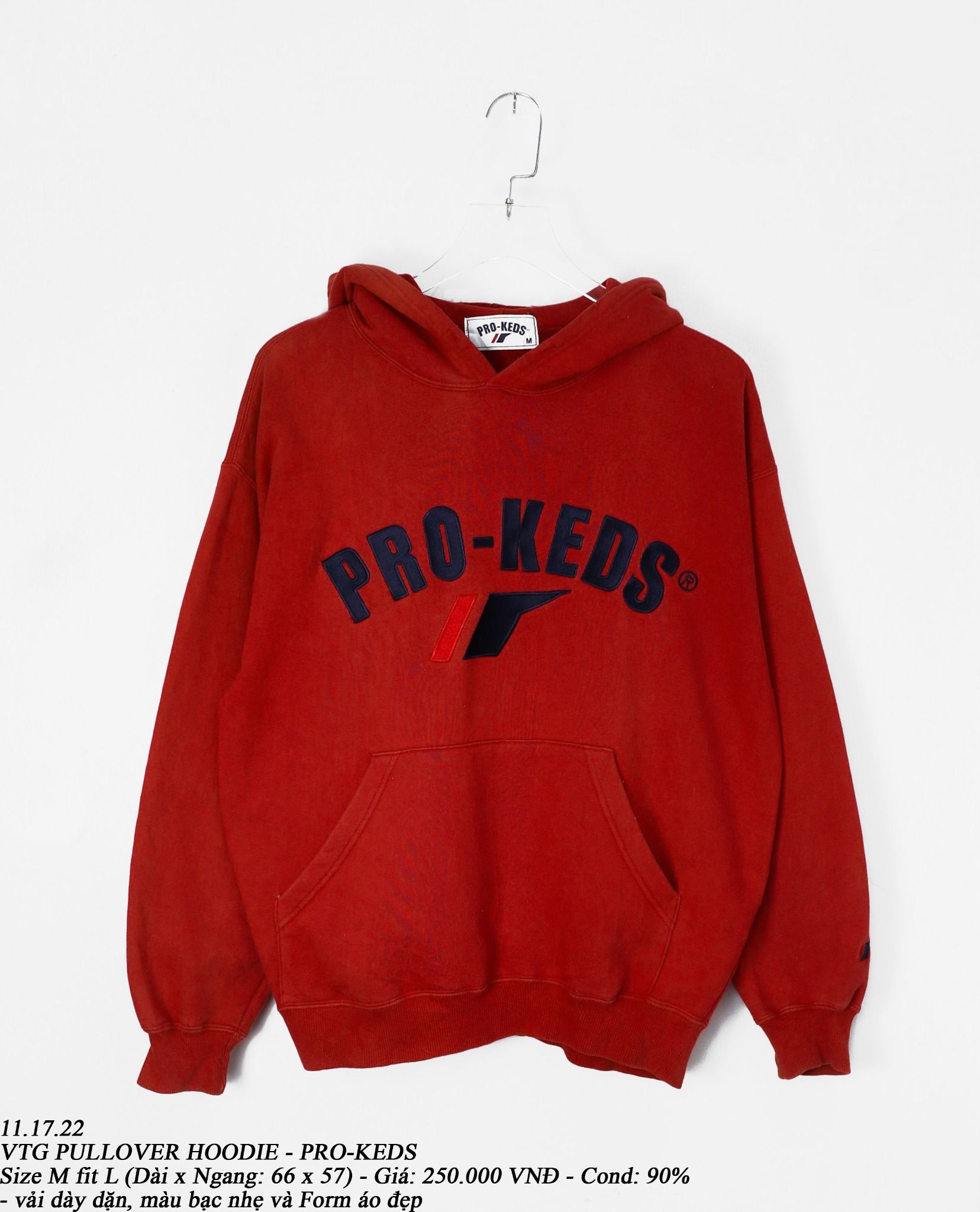 11.17.22 - VTG PULLOVER HOODIE - PRO-KEDS