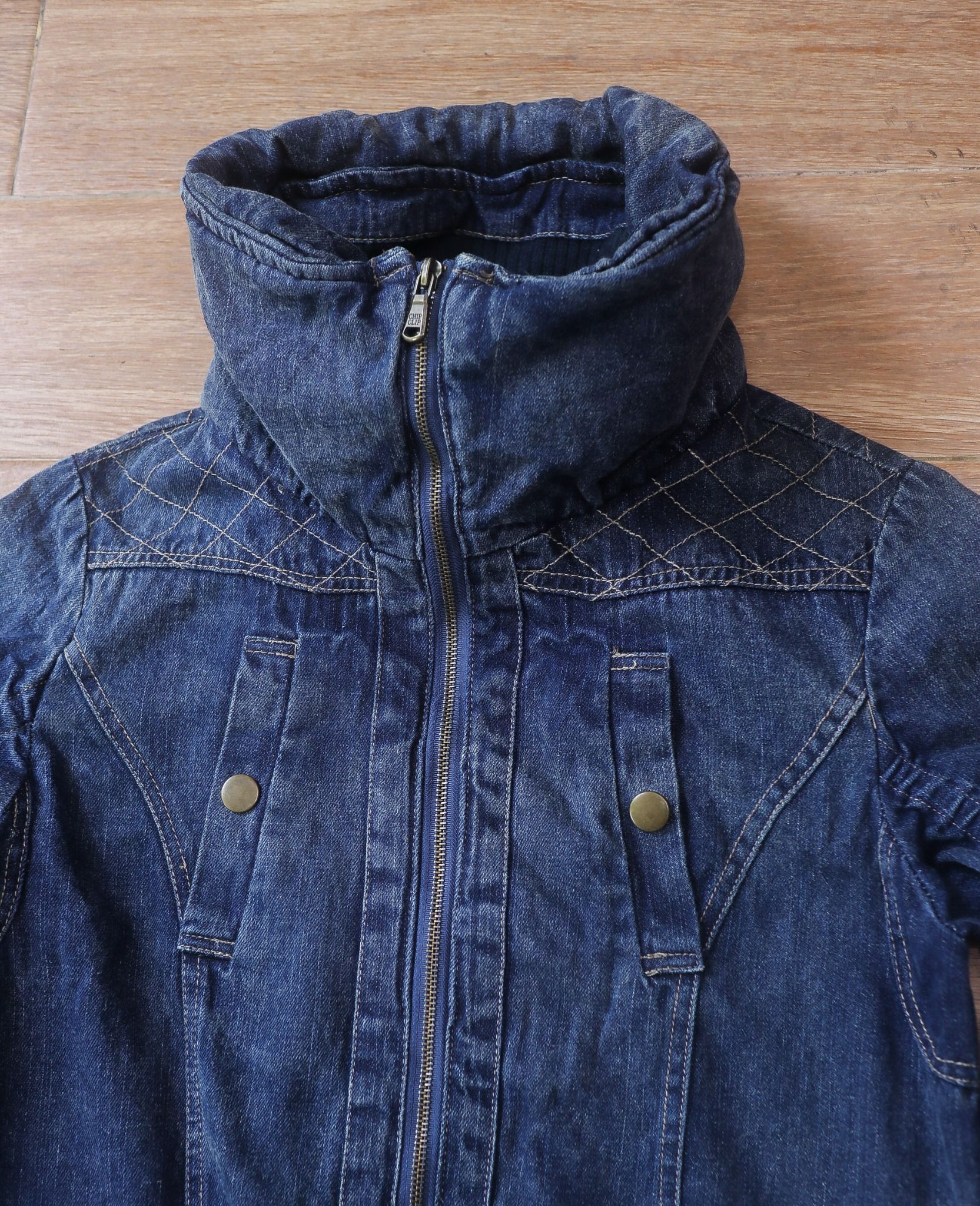 05.23.24 - VTG DENIM BOMBER JACKET - CHIP CLIP