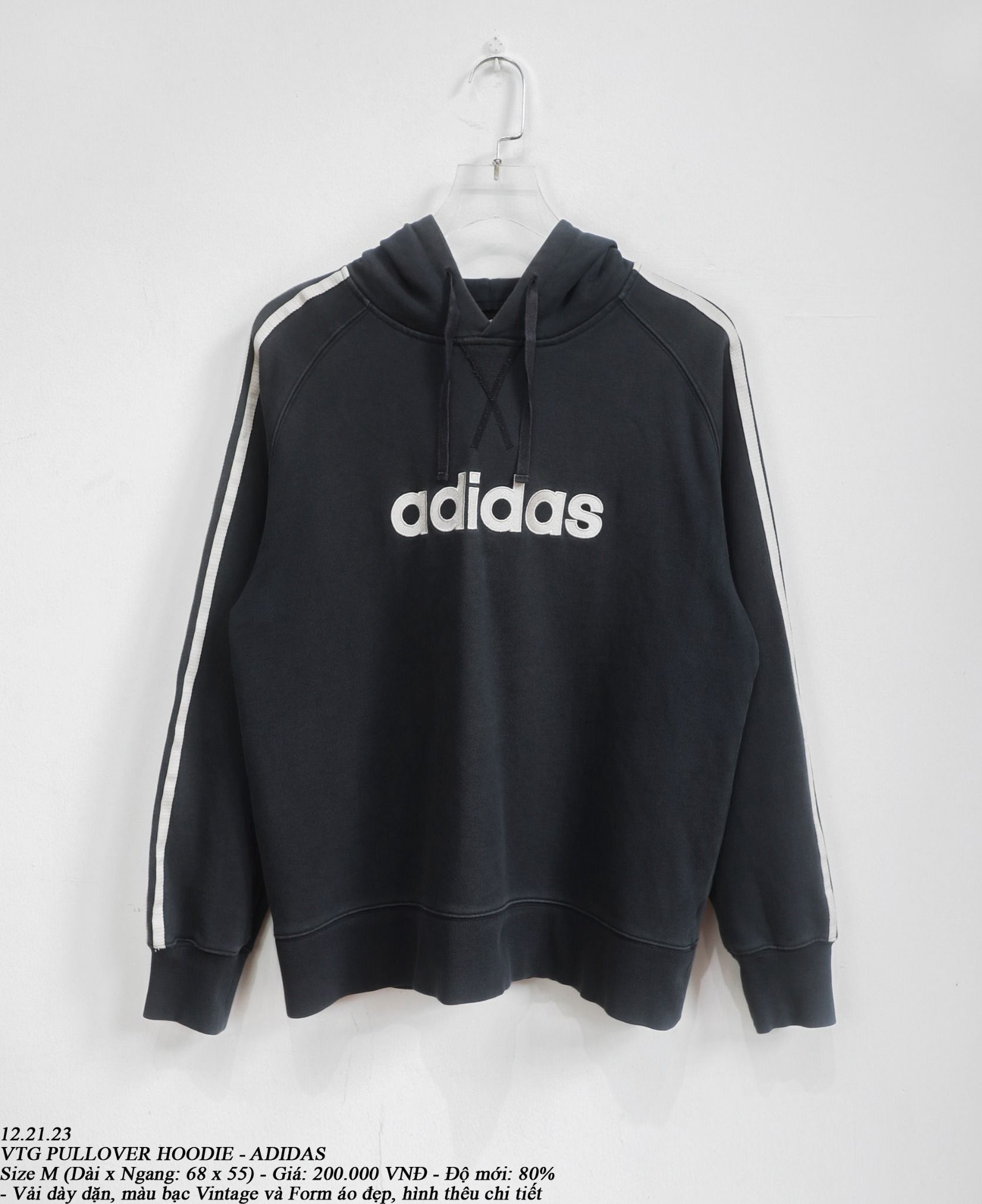 12.21.23 - VTG ZIP UP HOODIE - ADIDAS