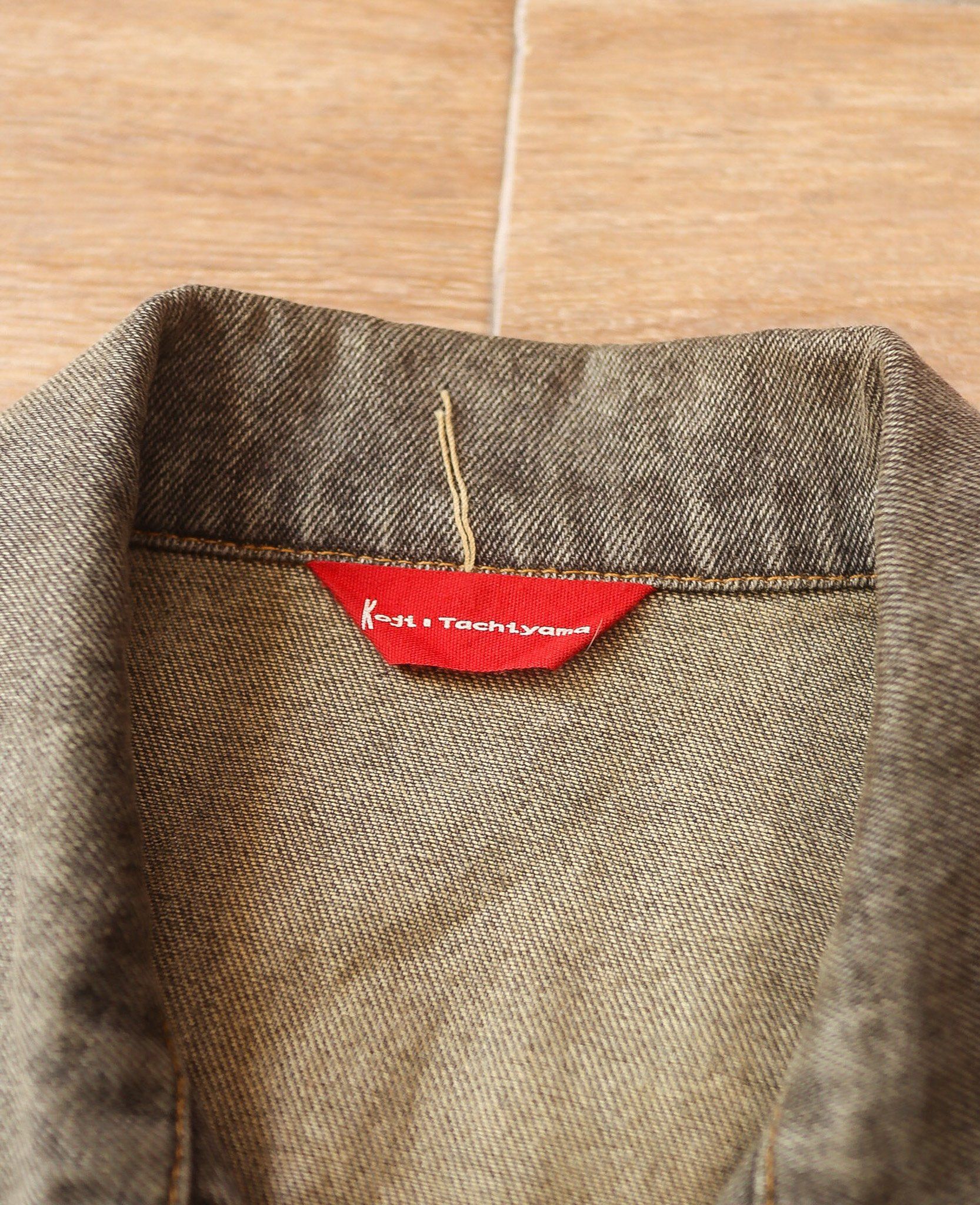 05.23.24 - VTG FUR TRIM CROPPED DENIM JACKET - KOJI TACHIYAMA