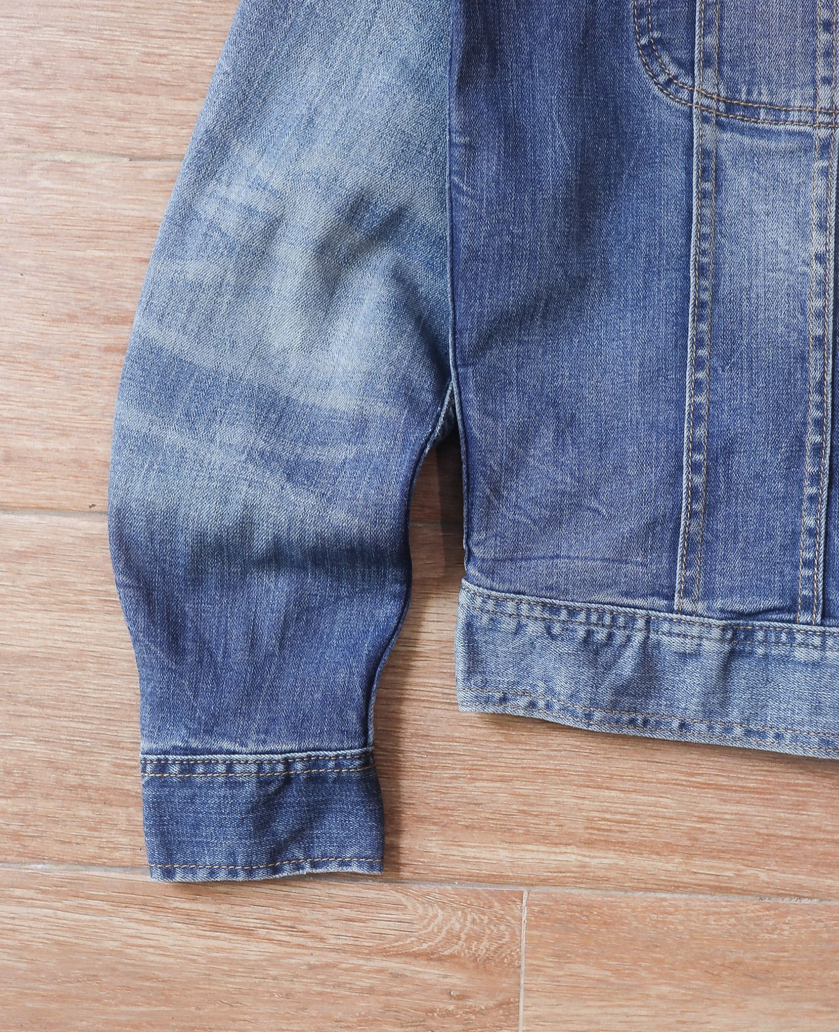 05.24.24 - VTG CROPPED TRUCKER DENIM JACKET - LEE