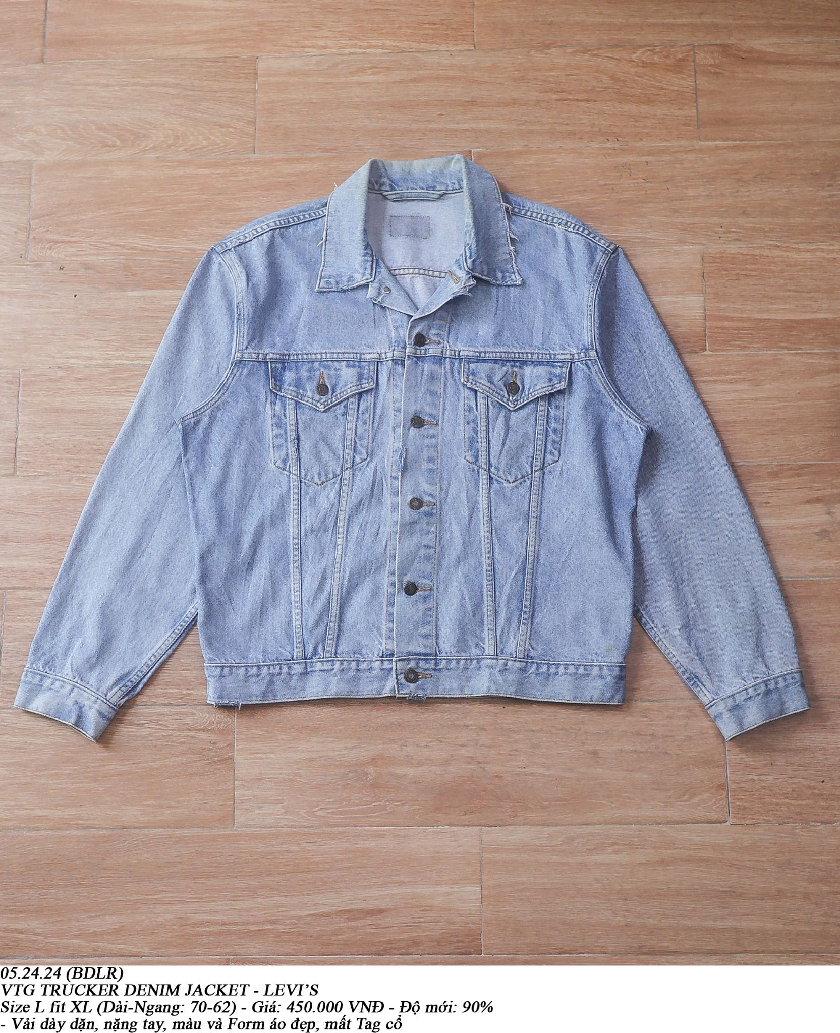 05.24.24 - VTG TRUCKER DENIM JACKET - LEVI'S