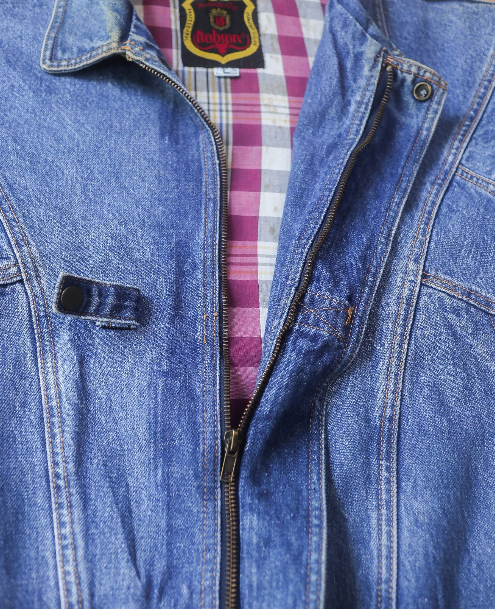 05.24.24 - VTG HEAVY BLOUSON DENIM JACKET - BOBSON