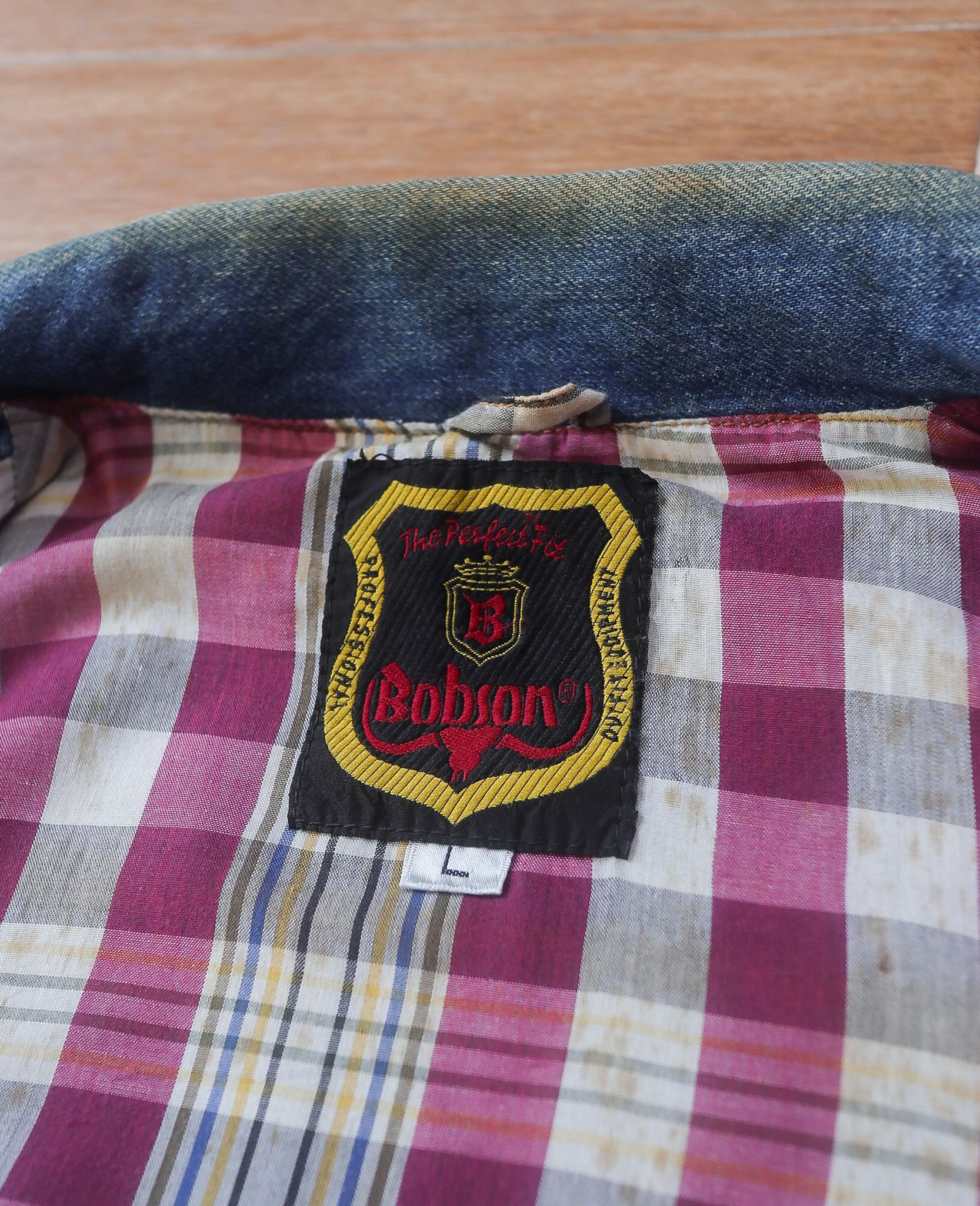 05.24.24 - VTG HEAVY BLOUSON DENIM JACKET - BOBSON