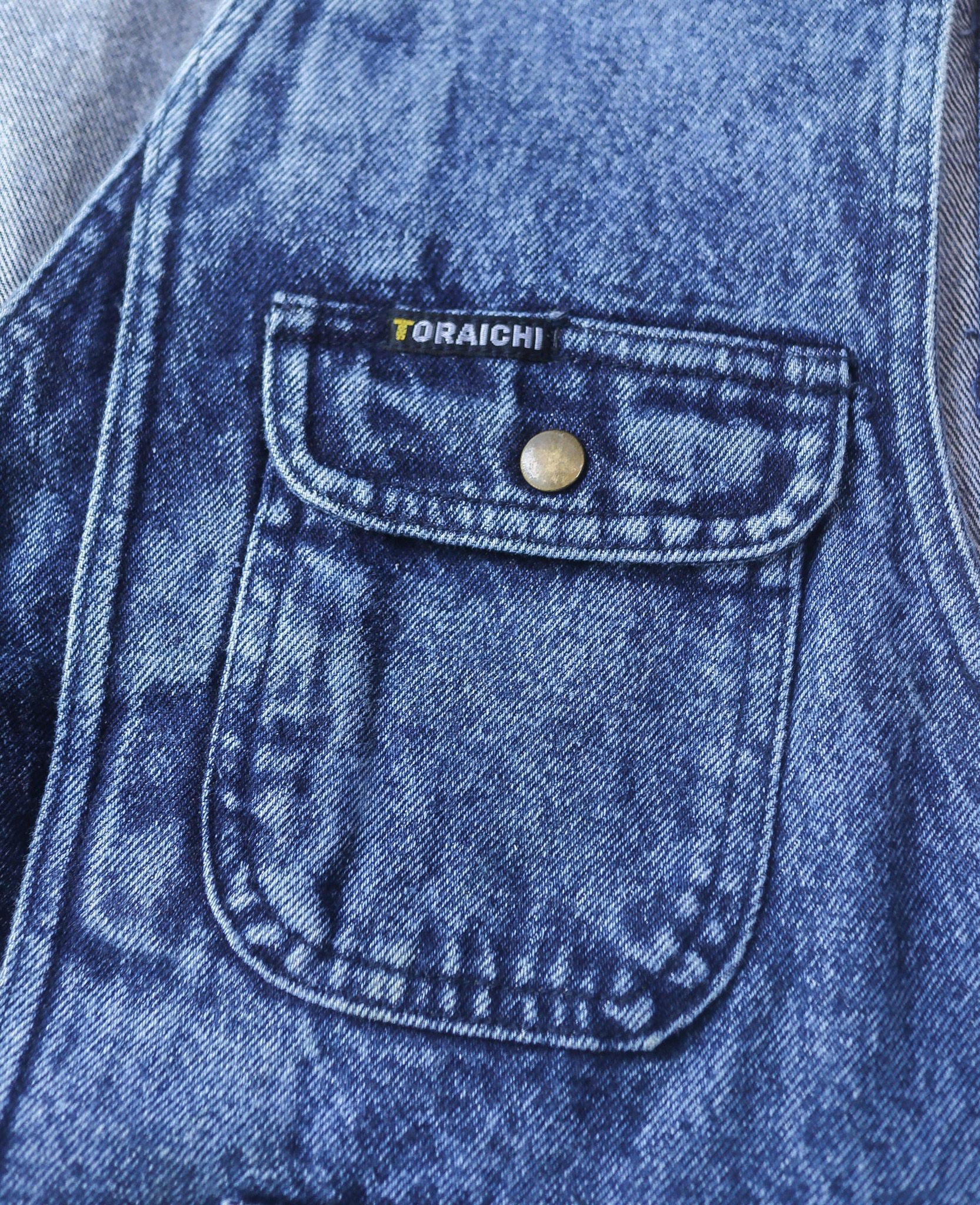 05.24.24 - VTG VEST WORK HEAVY DENIM JACKET - TORAICHI
