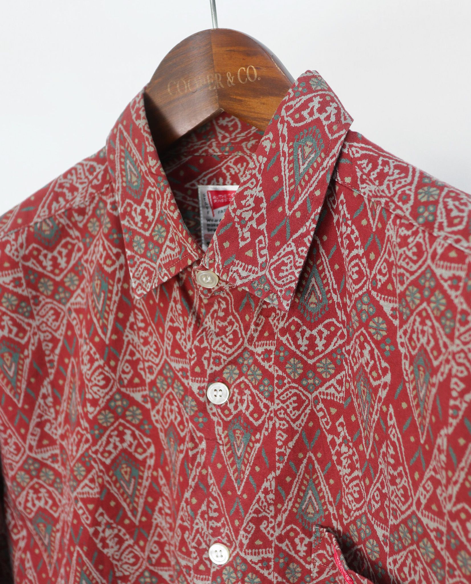 05.09.23 - VTG BUTTON UP SHIRT - ROSE POP