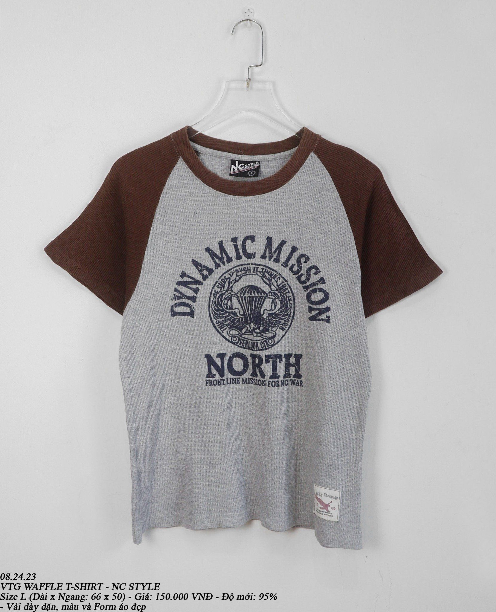 08.24.23 - VTG WAFFLE T-SHIRT - NC STYLE
