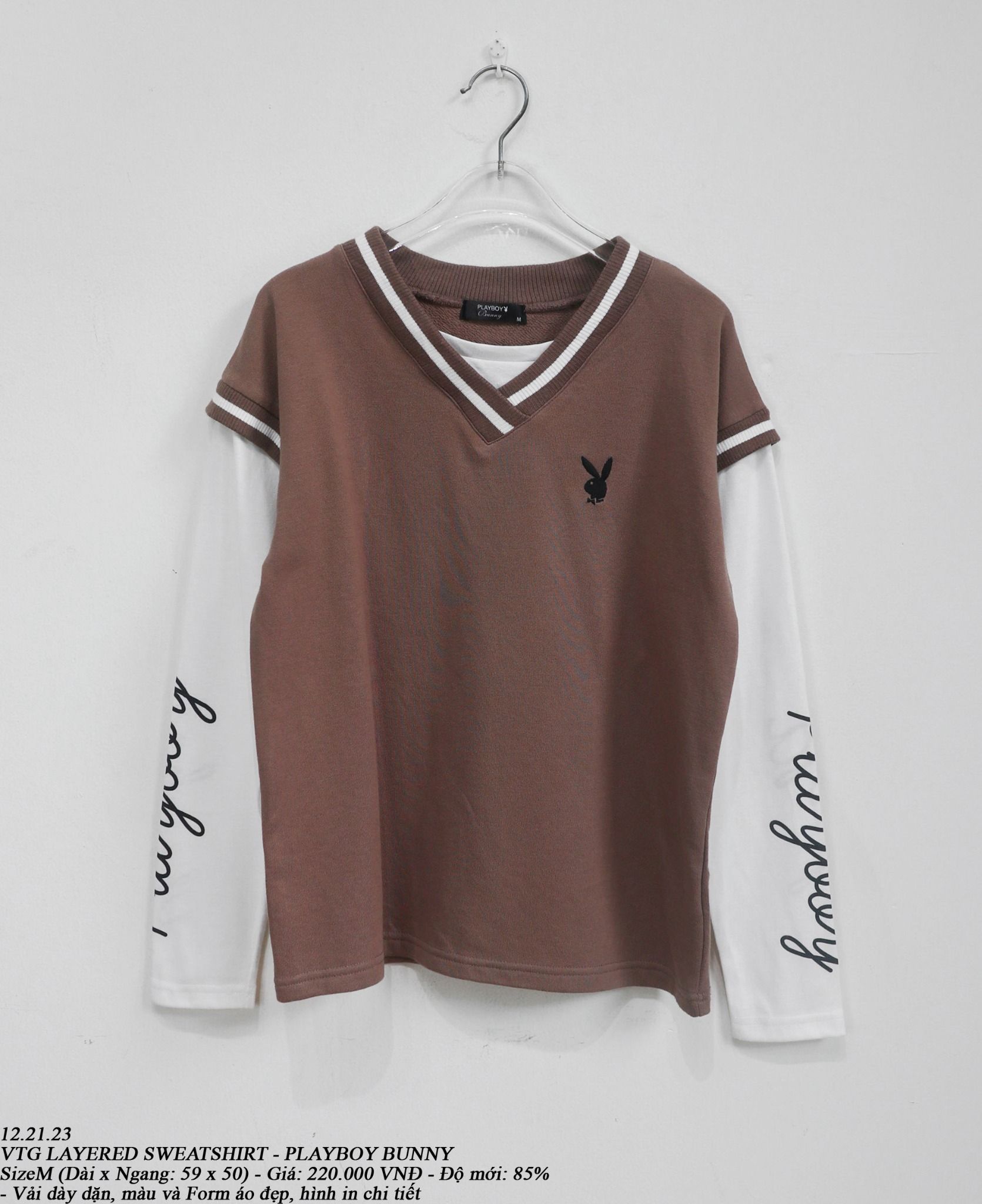 12.21.23 - VTG SWEATSHIRT - PLAYBOY BUNNY