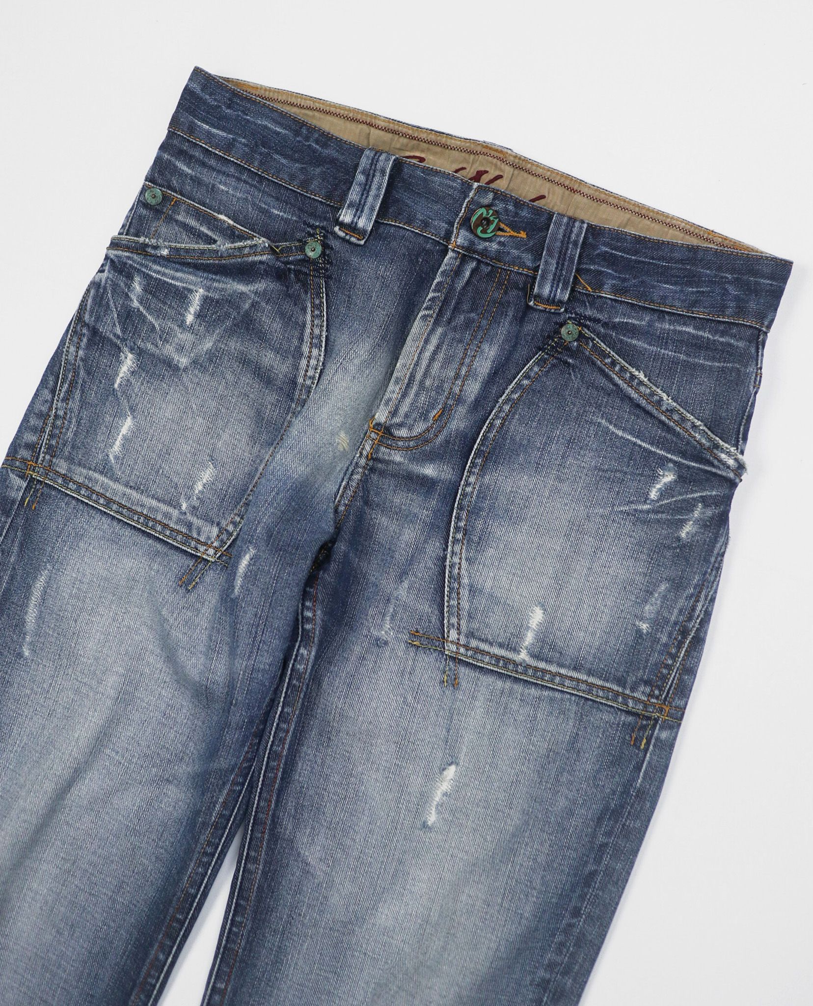 02.25.23 - VTG DENIM PANTS - BACK NUMBER