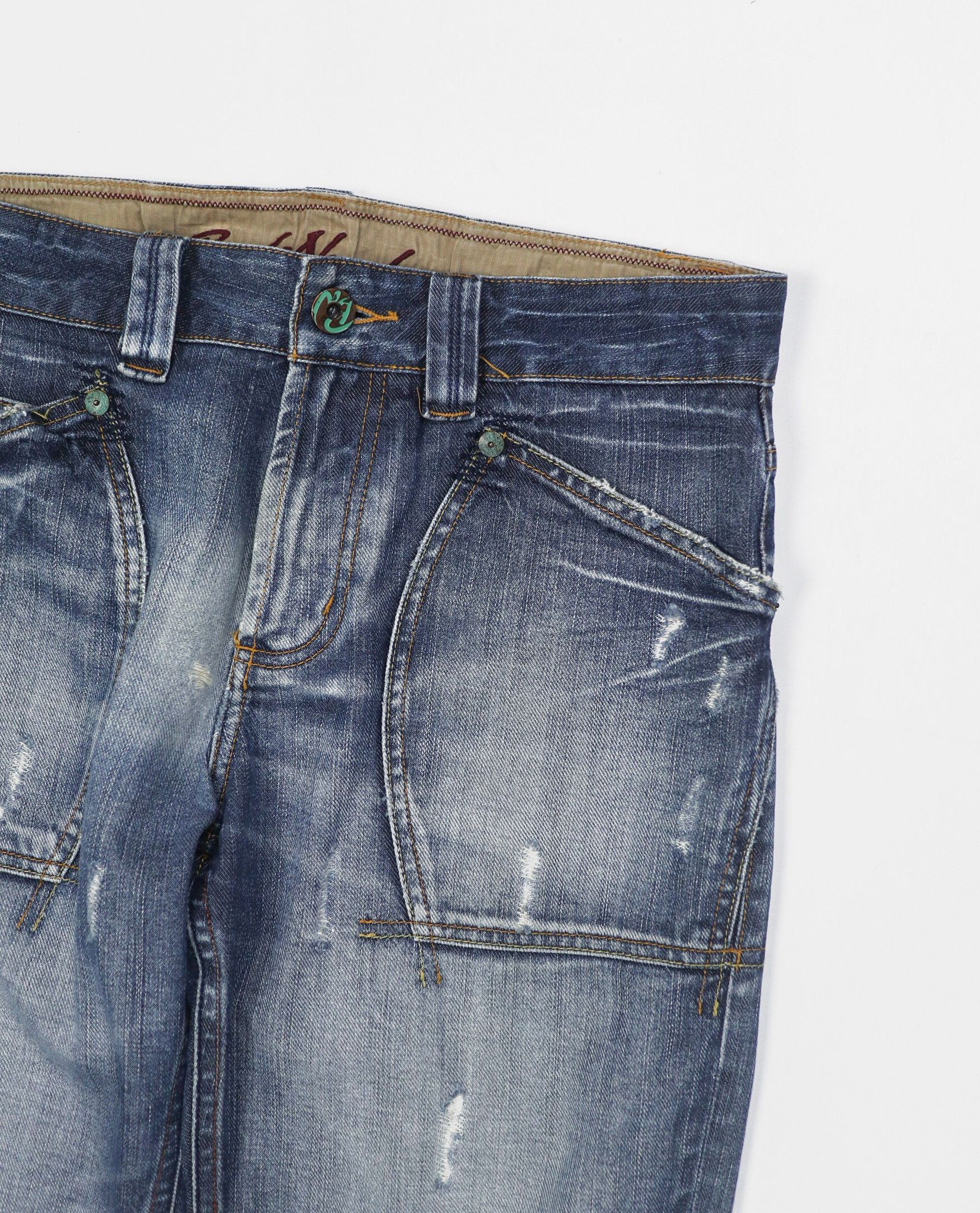02.25.23 - VTG DENIM PANTS - BACK NUMBER