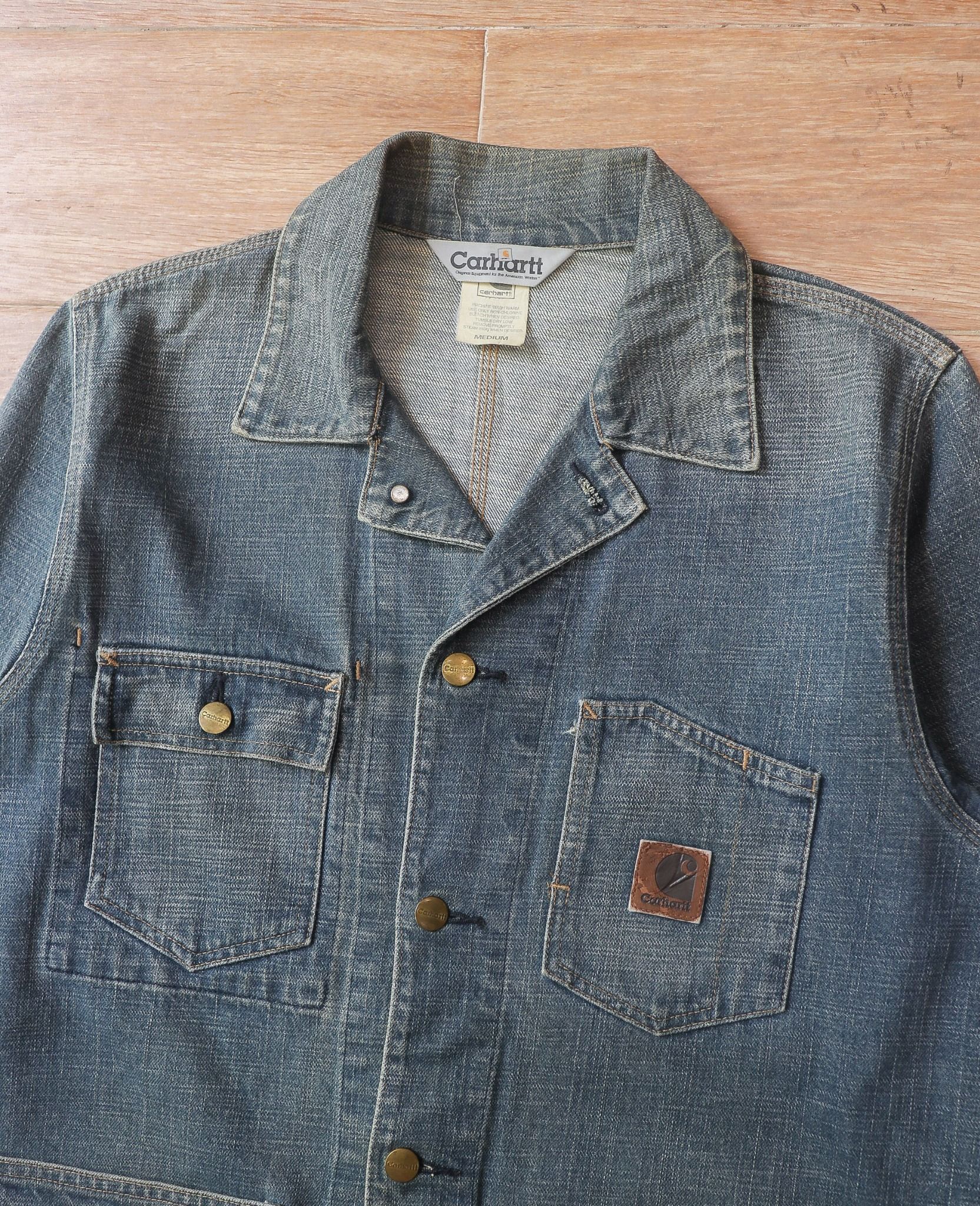05.24.24 - VTG CHORE COAT DENIM JACKET - CARHARTT