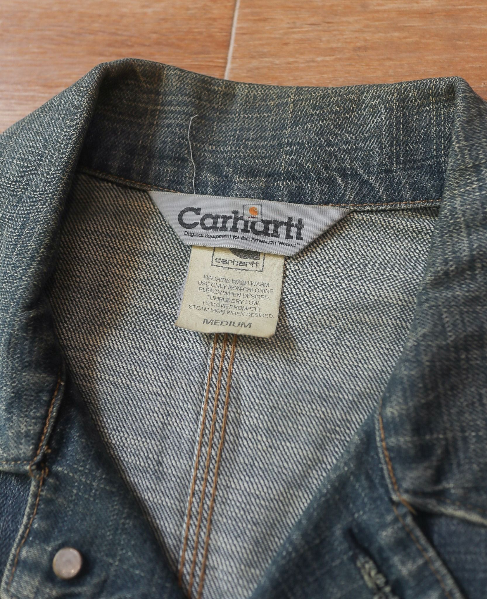 05.24.24 - VTG CHORE COAT DENIM JACKET - CARHARTT