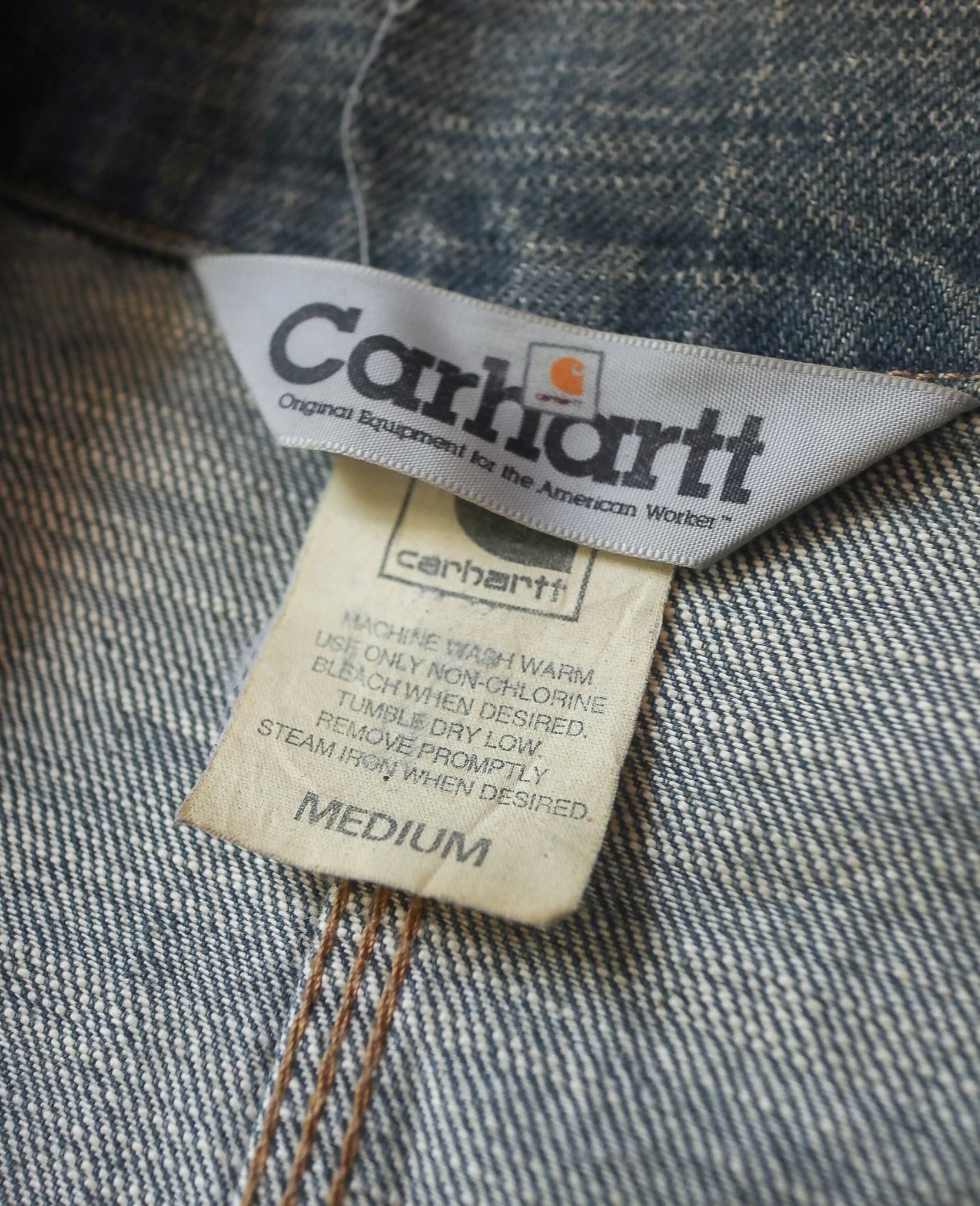 05.24.24 - VTG CHORE COAT DENIM JACKET - CARHARTT