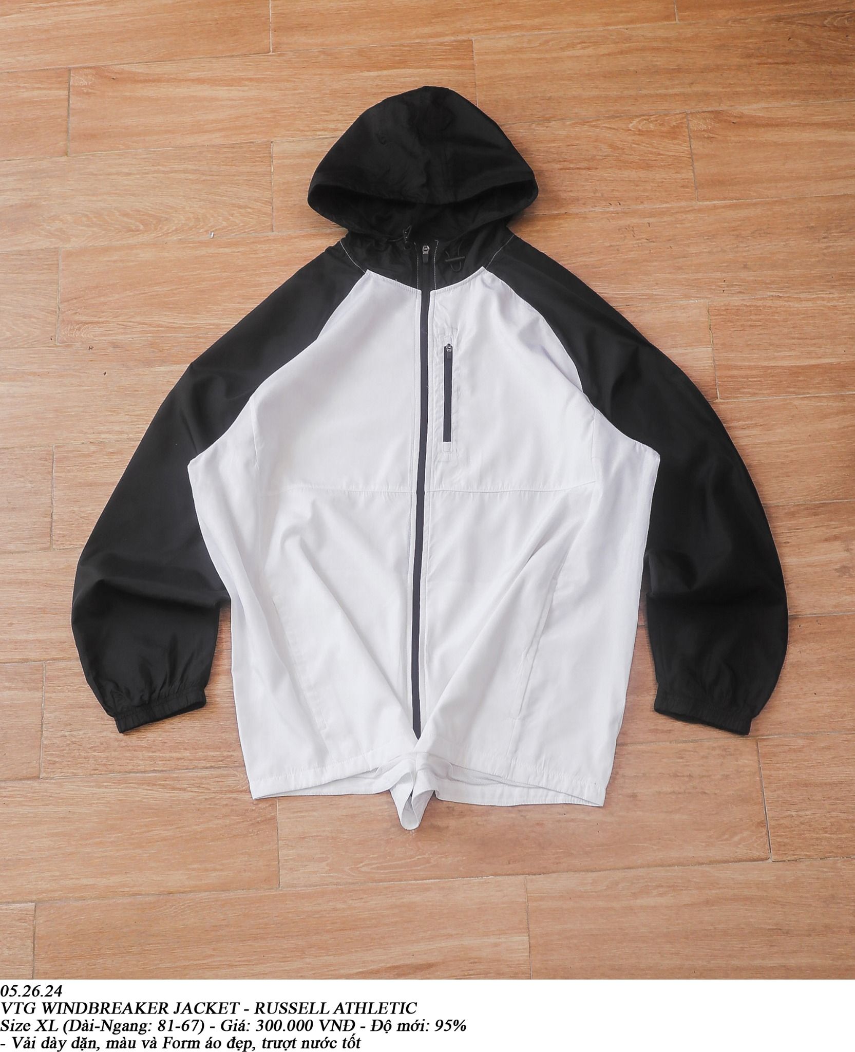 05.26.24 - VTG WINDBREAKER JACKET - RUSSELL ATHLETIC