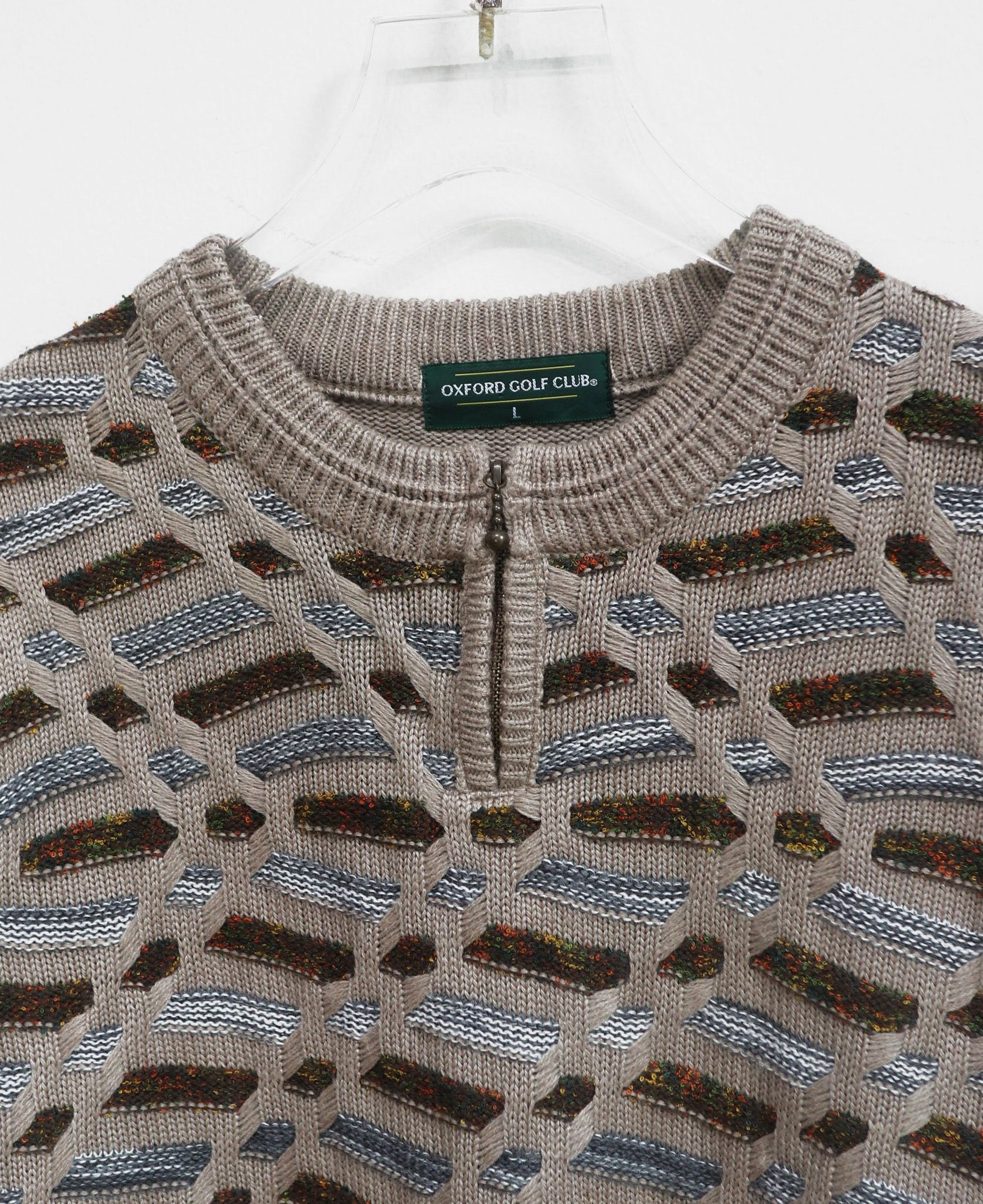 11.30.23 - VTG KNIT SWEATSHIRT - OXFORD GOLF CLUB