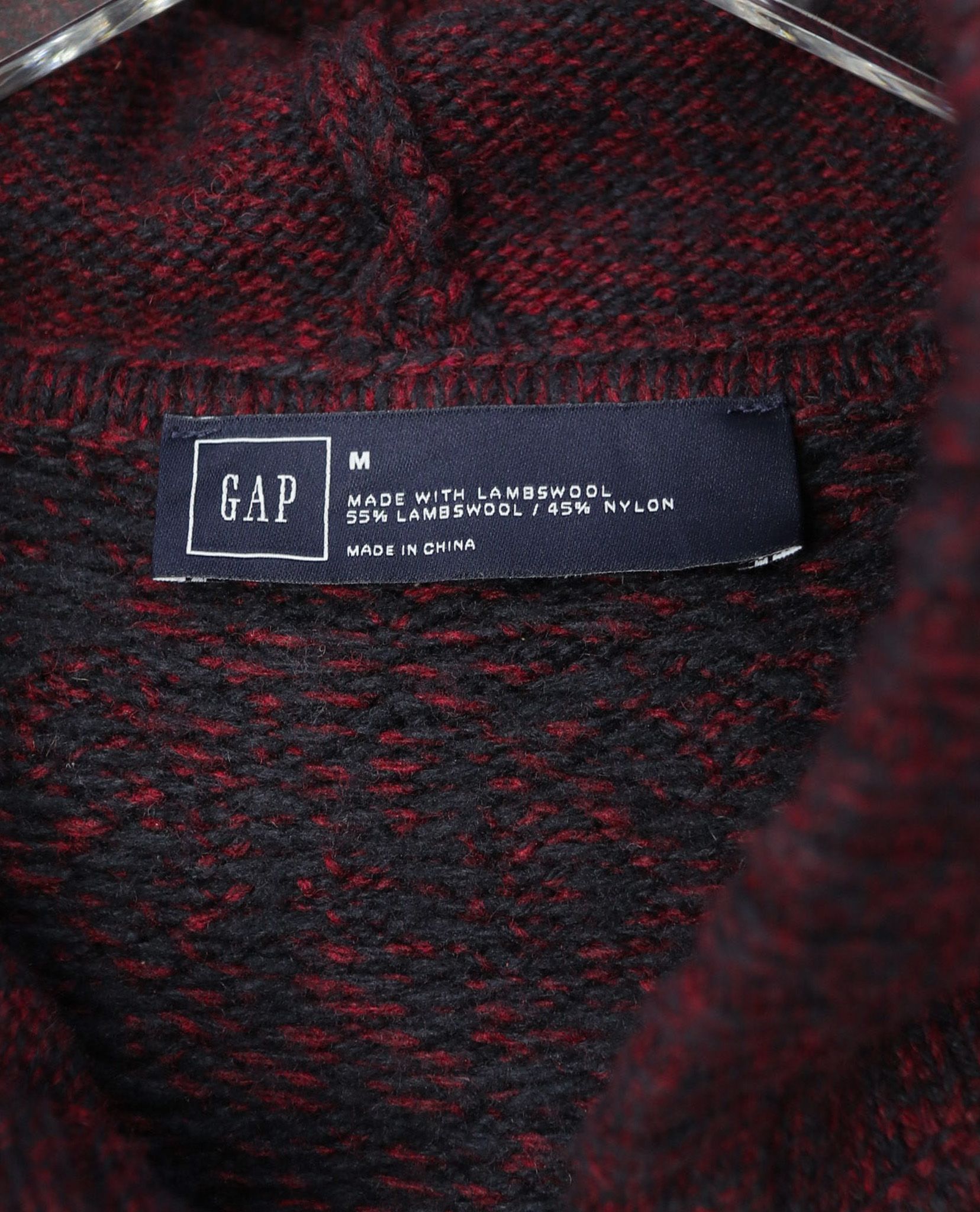02.26.23 - VTG KNIT ZIP UP HOODIE - GAP