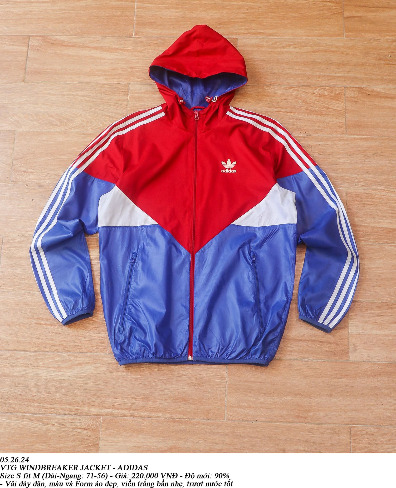 05.26.24 - VTG WINDBREAKER JACKET - ADIDAS