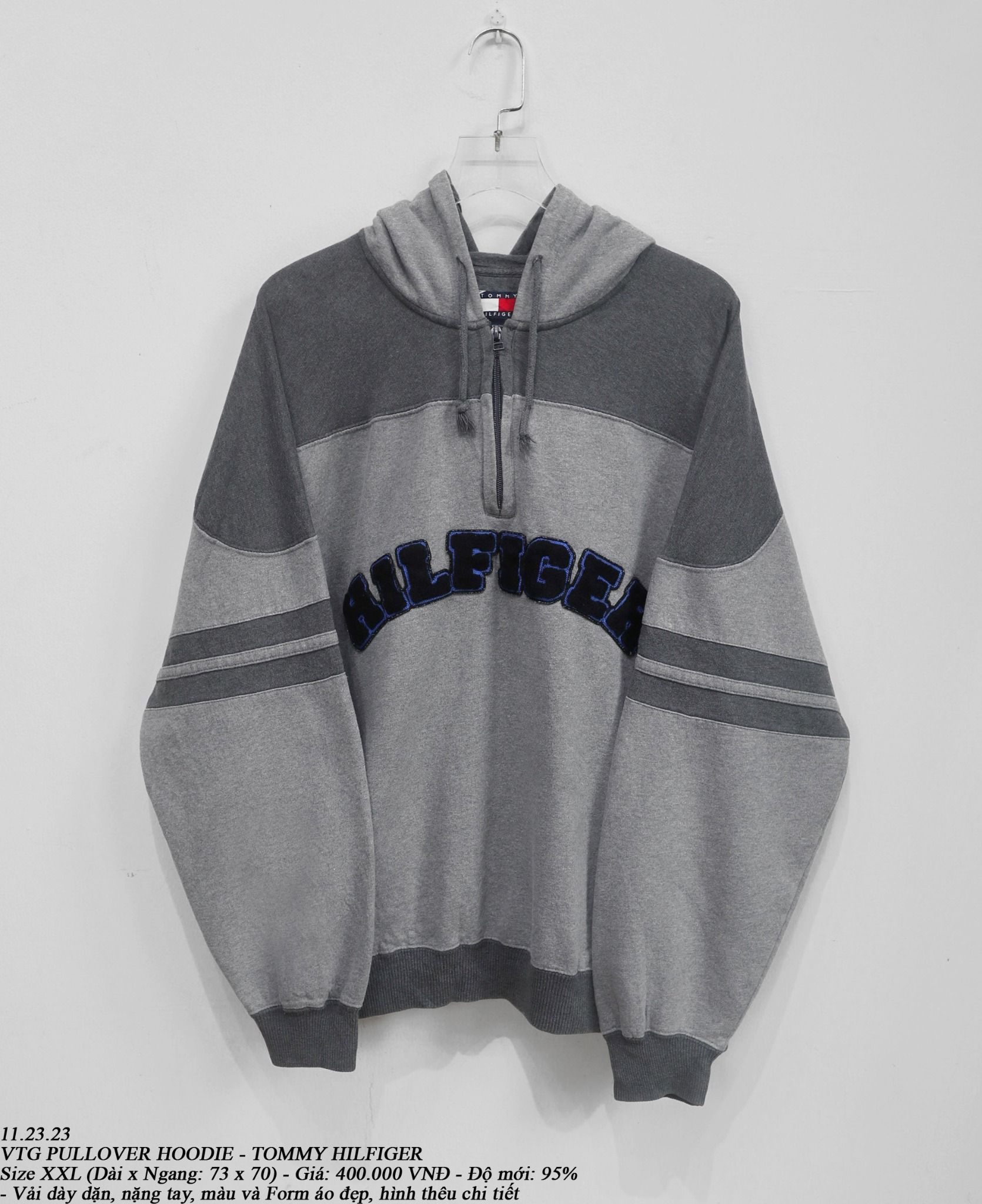 11.23.23 - VTG PULLOVER HOODIE - TOMMY HILFIGER