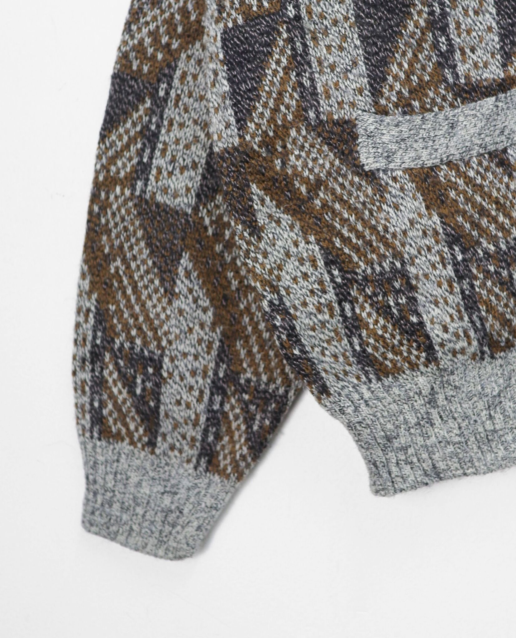 11.29.22 - VTG KNIT CARDIGAN JACKET - GREEN 986