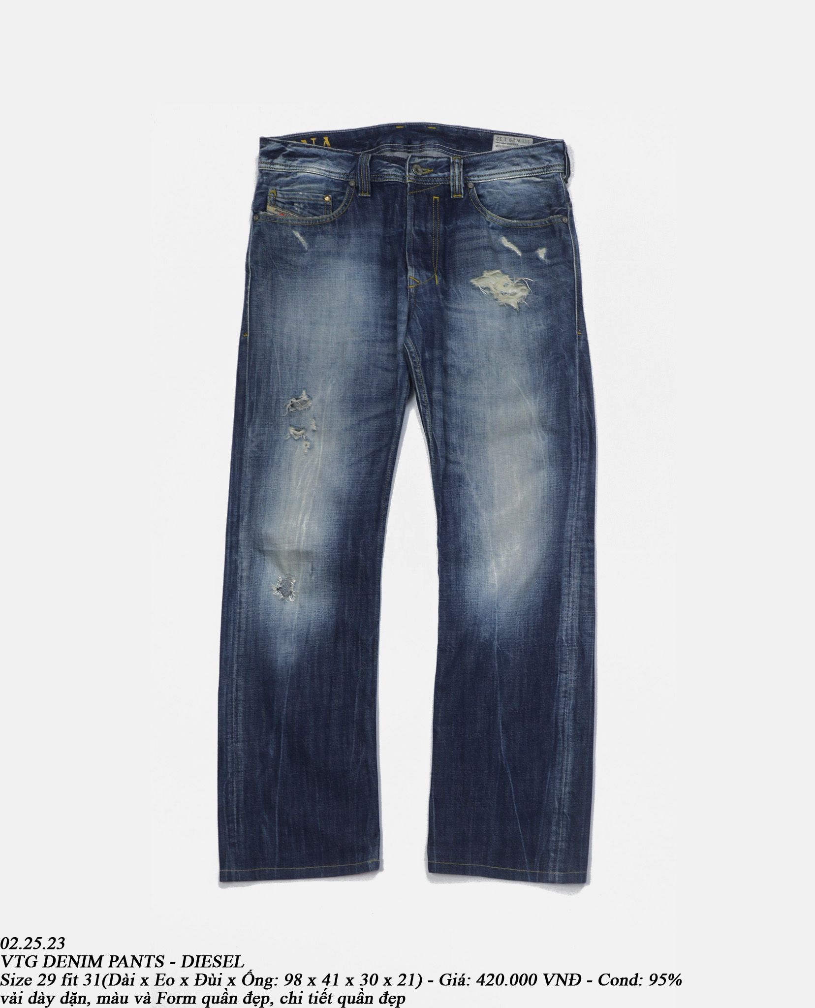 02.25.23 - VTG DENIM PANTS - DIESEL
