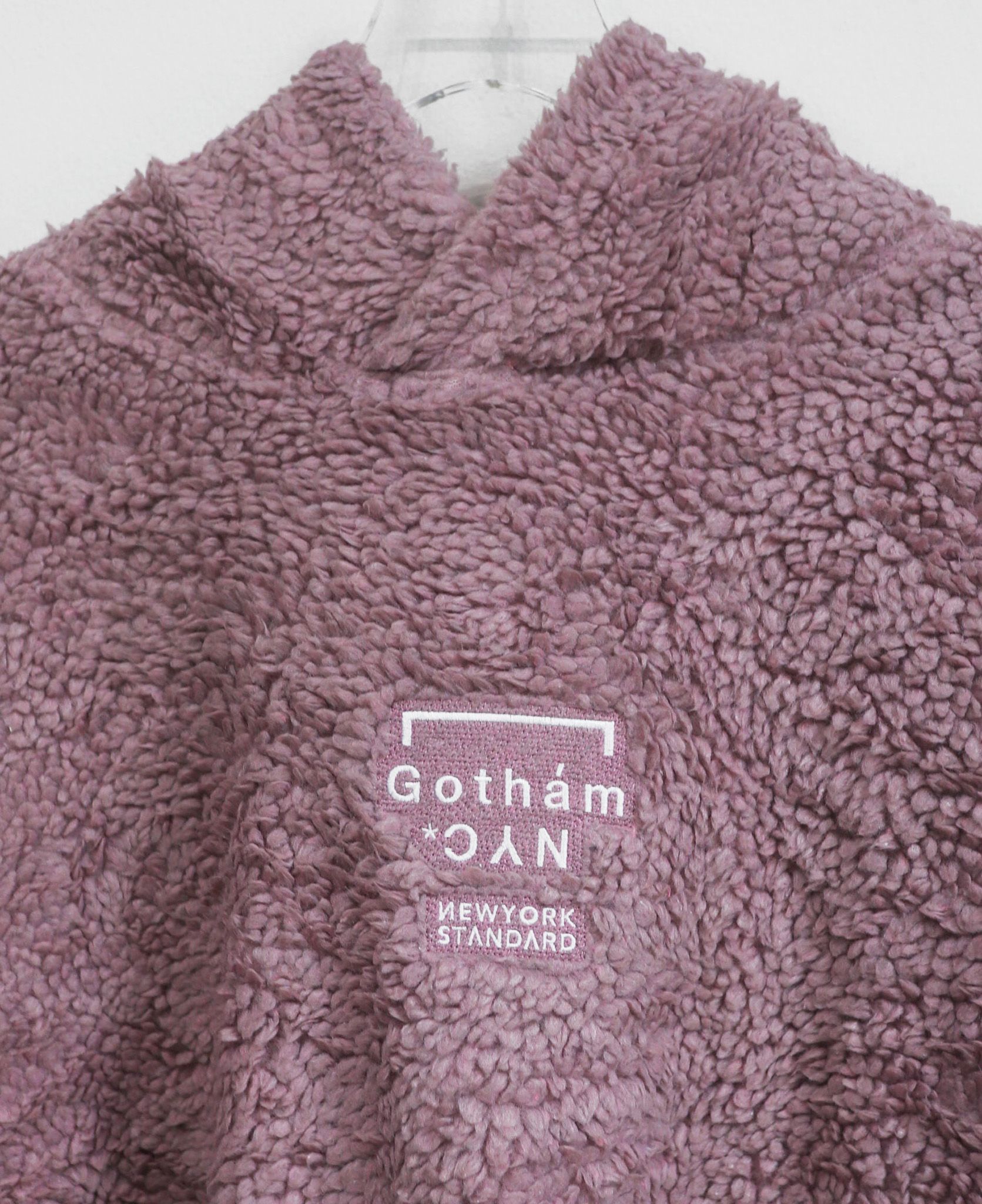 11.23.23 - VTG FAUX FUR PULLOVER HOODIE - GOTHAM NYC