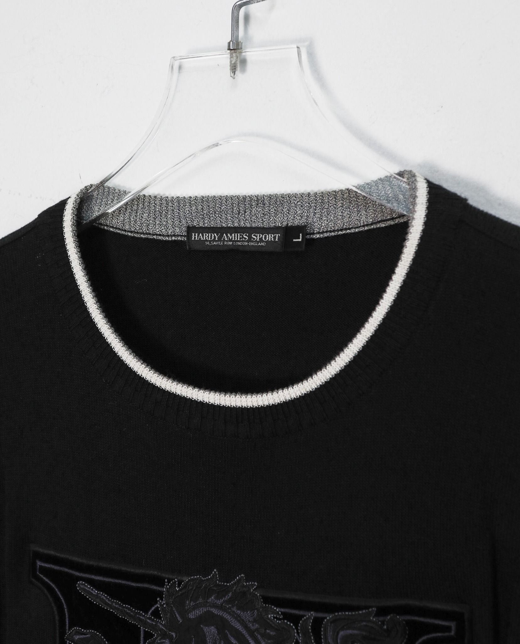 11.29.22 - VTG KNIT SWEATSHIRT - HARDY AMIES SPORT