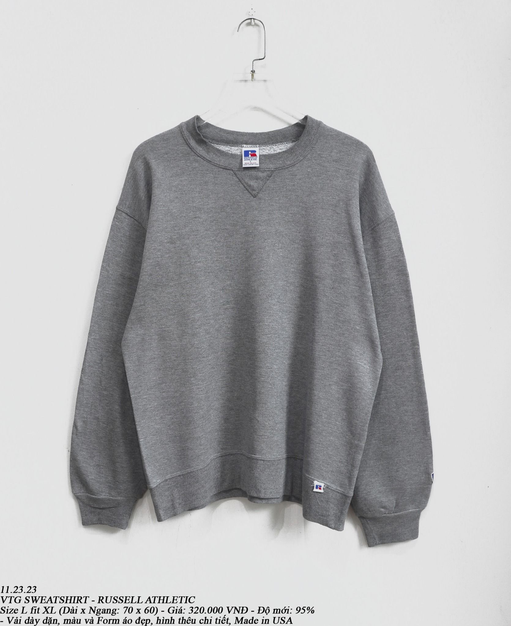 11.23.23 - VTG SWEATSHIRT - RUSSELL ATHLETIC