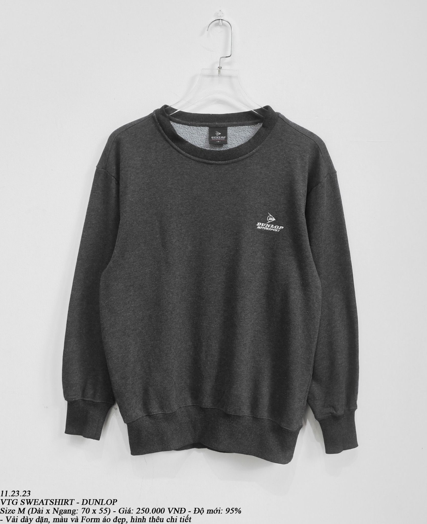 11.23.23 - VTG SWEATSHIRT - DUNLOP