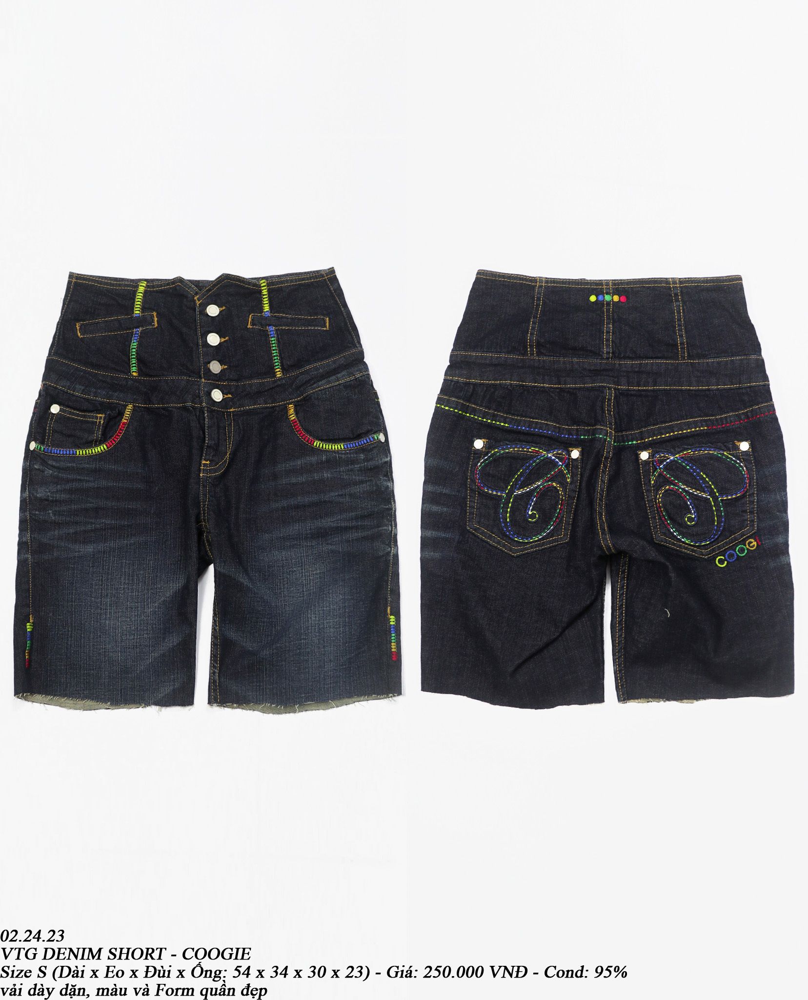 02.24.23 - VTG DENIM SHORT - COOGIE