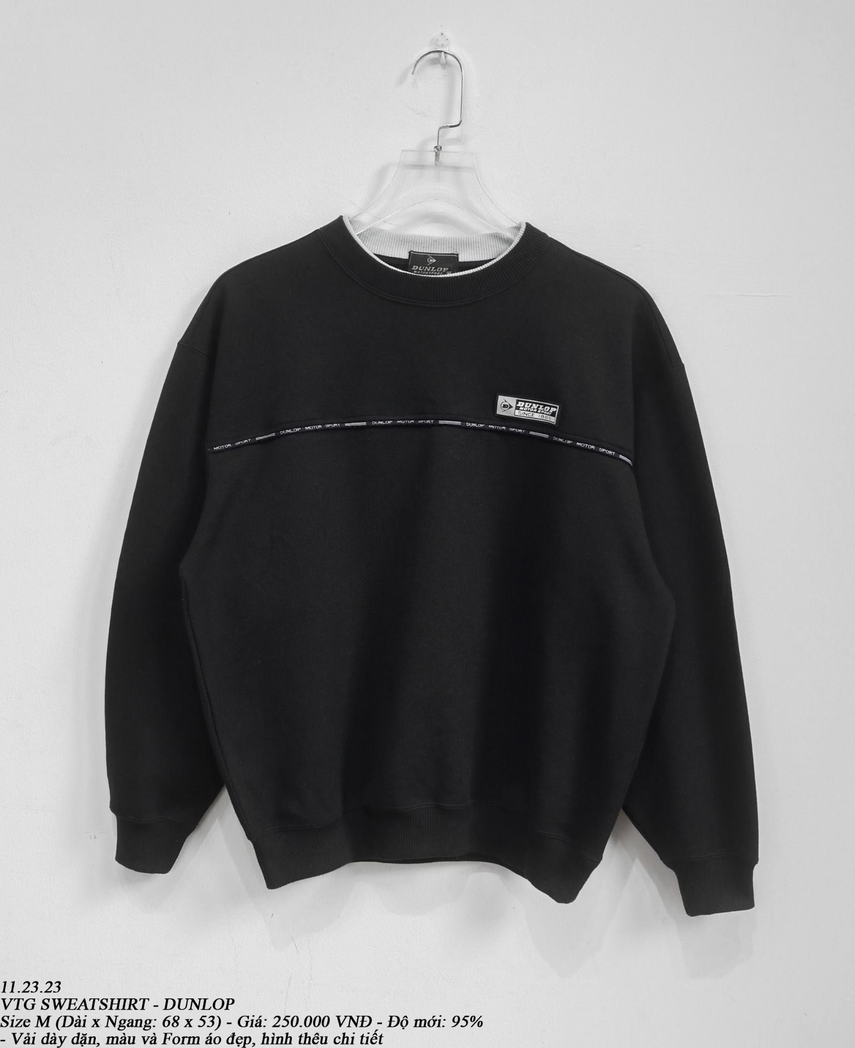 11.23.23 - VTG SWEATSHIRT - DUNLOP