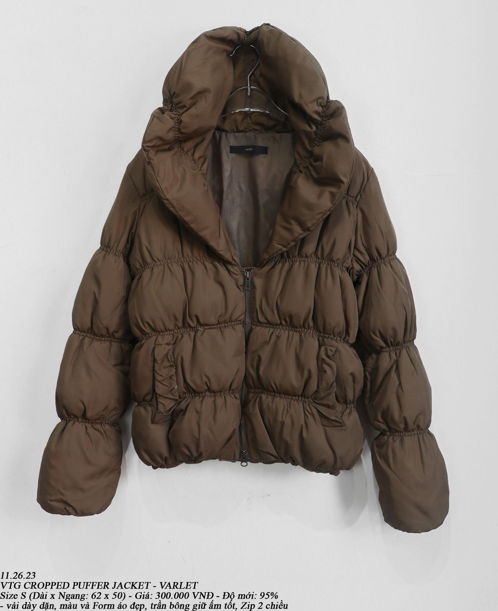 11.26.23 - VTG CROPPED PUFFER JACKET - VARLET
