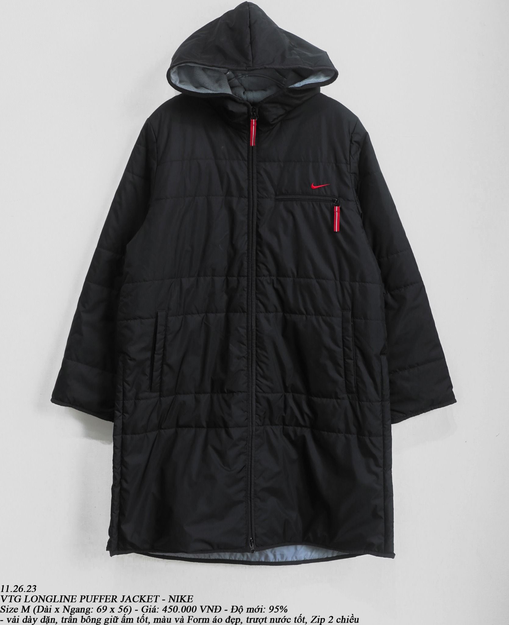 11.26.23 - VTG LONGLINE PUFFER JACKET - NIKE