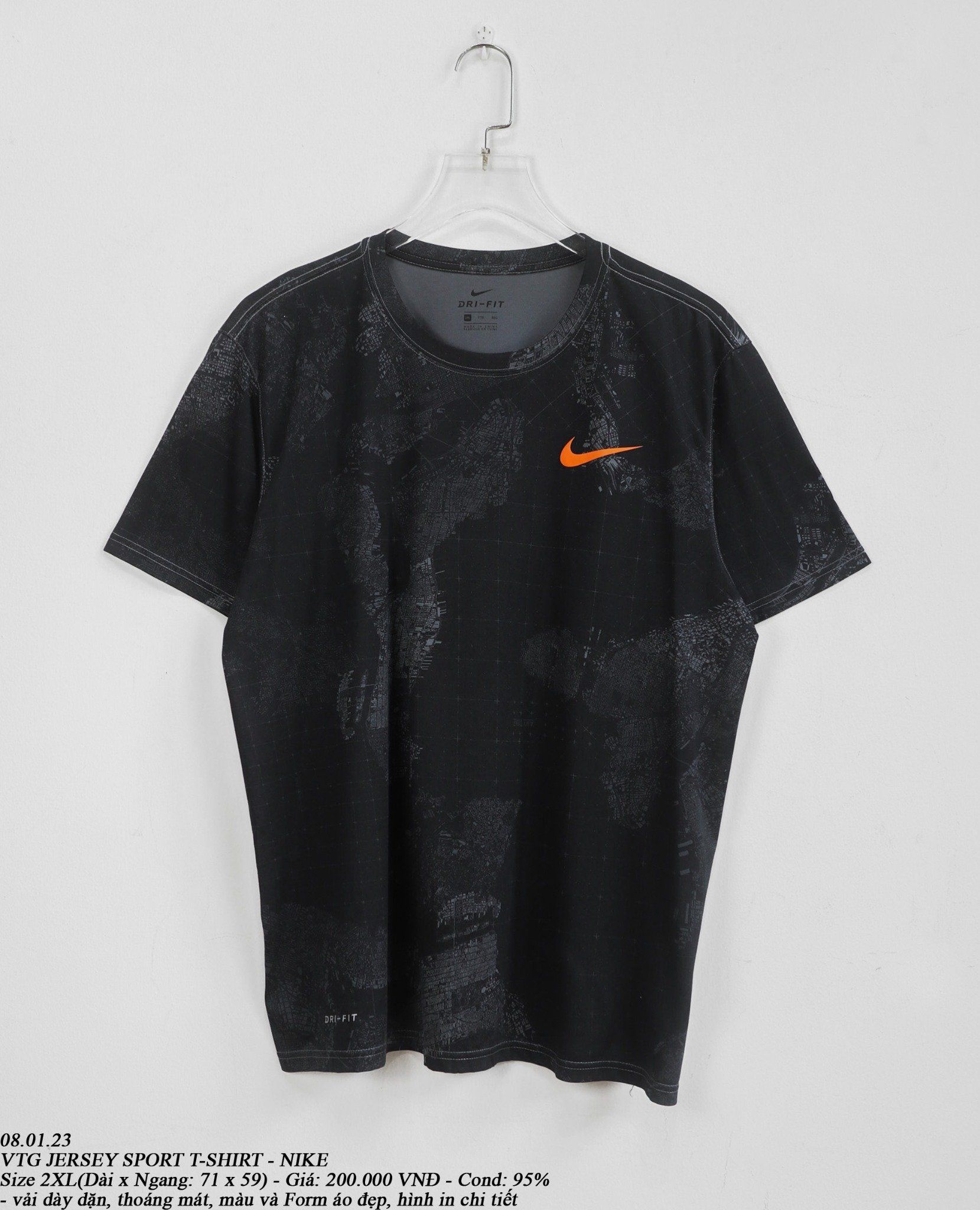 08.01.23 - VTG JERSEY SPORT T-SHIRT - NIKE