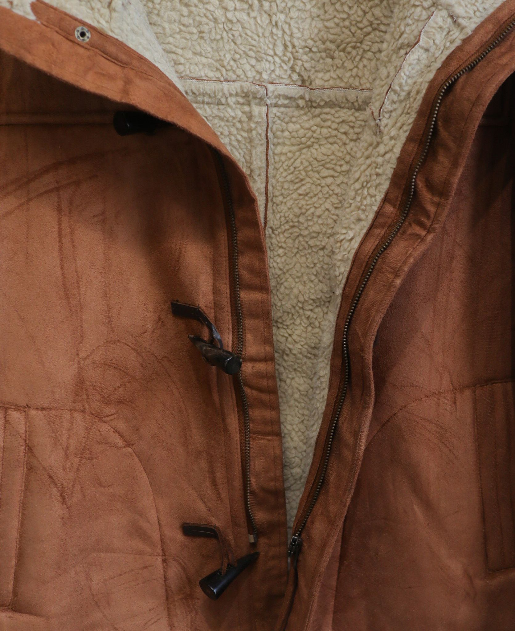 11.26.23 - VTG SHERPA LINED SUEDE JACKET - UNION STATION